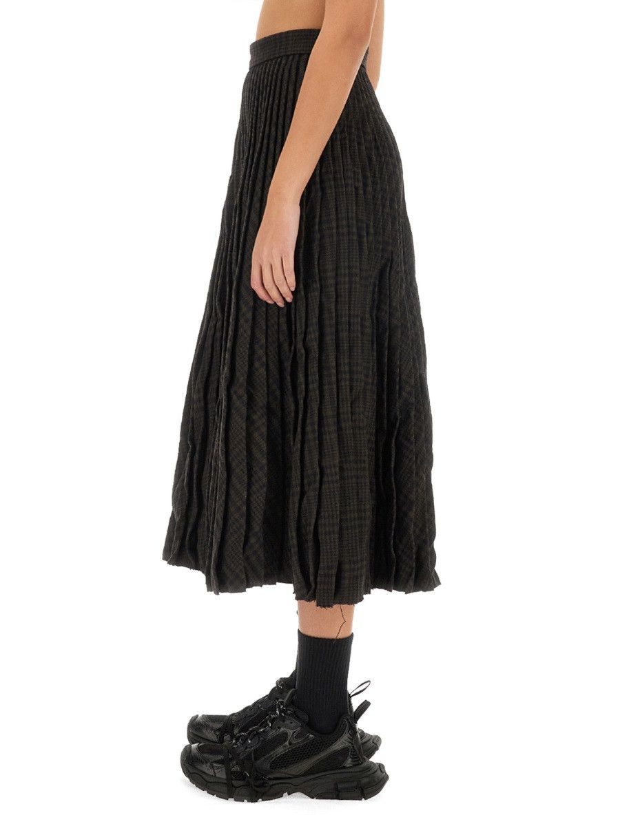 Balenciaga BALENCIAGA PLEATED SKIRT. - BROWN (IT 40) Size 40" / US 18 - 4 Thumbnail