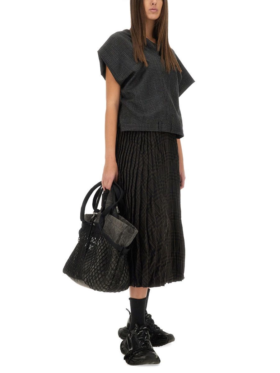 Balenciaga BALENCIAGA PLEATED SKIRT. - BROWN (IT 40) Size 40" / US 18 - 2 Thumbnail