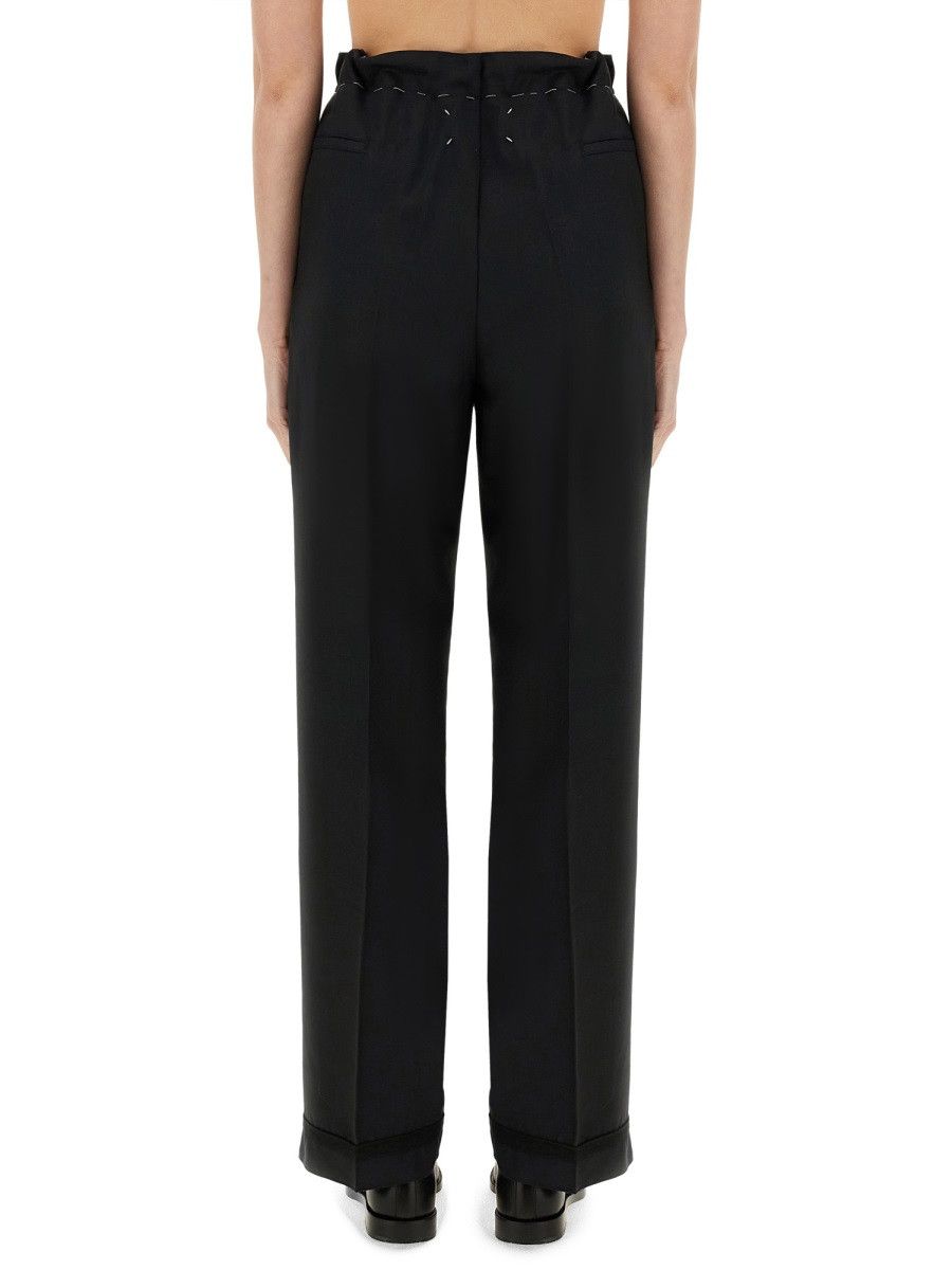 Maison Margiela MAISON MARGIELA WOOL AND MOHAIR PANTS - BLACK (IT 42) Size 42" / US 20 - 3 Thumbnail