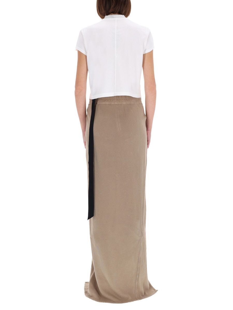 Rick Owens Drkshdw RICK OWENS DRKSHDW "CROPPED SMALL" T-SHIRT - IVORY Size M / US 6-8 / IT 42-44 - 3 Thumbnail