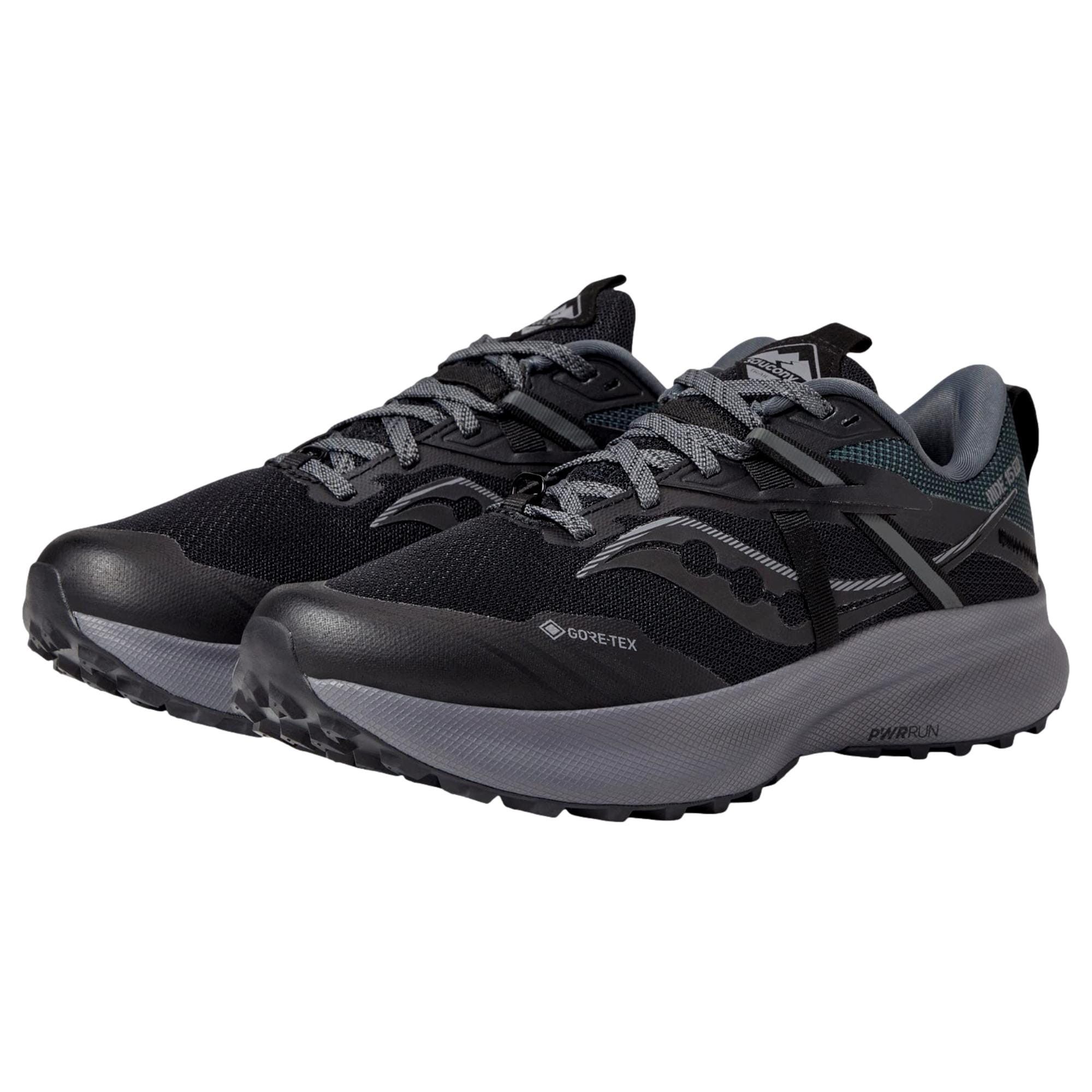Saucony Ride 15 TR GTX Black / Charcoal S10799-10 Size US 10 / IT 40 - 4 Thumbnail