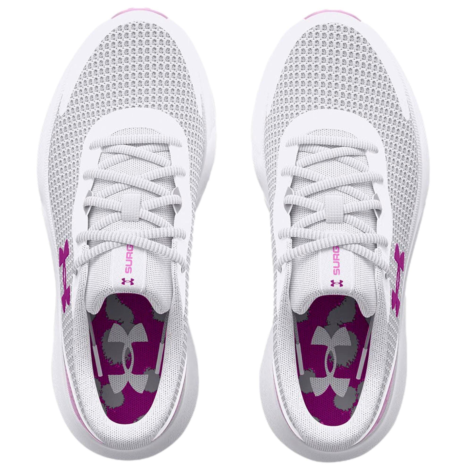 Under Armour Surge 3 White / Purple 3024894-114 Size US 10 / IT 40 - 2 Thumbnail