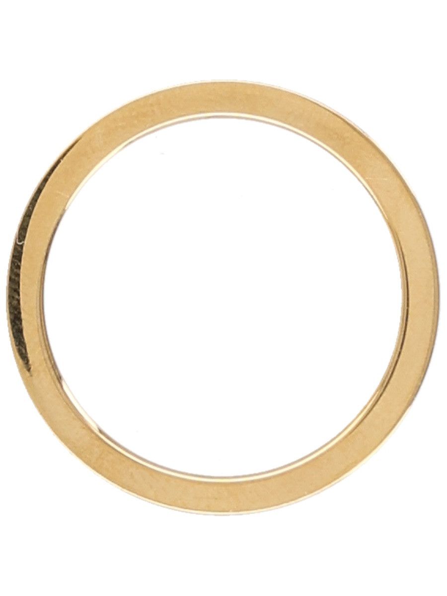 Maison Margiela MAISON MARGIELA LOGO RING - GOLD (NUMERIC 5) Size ONE SIZE - 3 Thumbnail