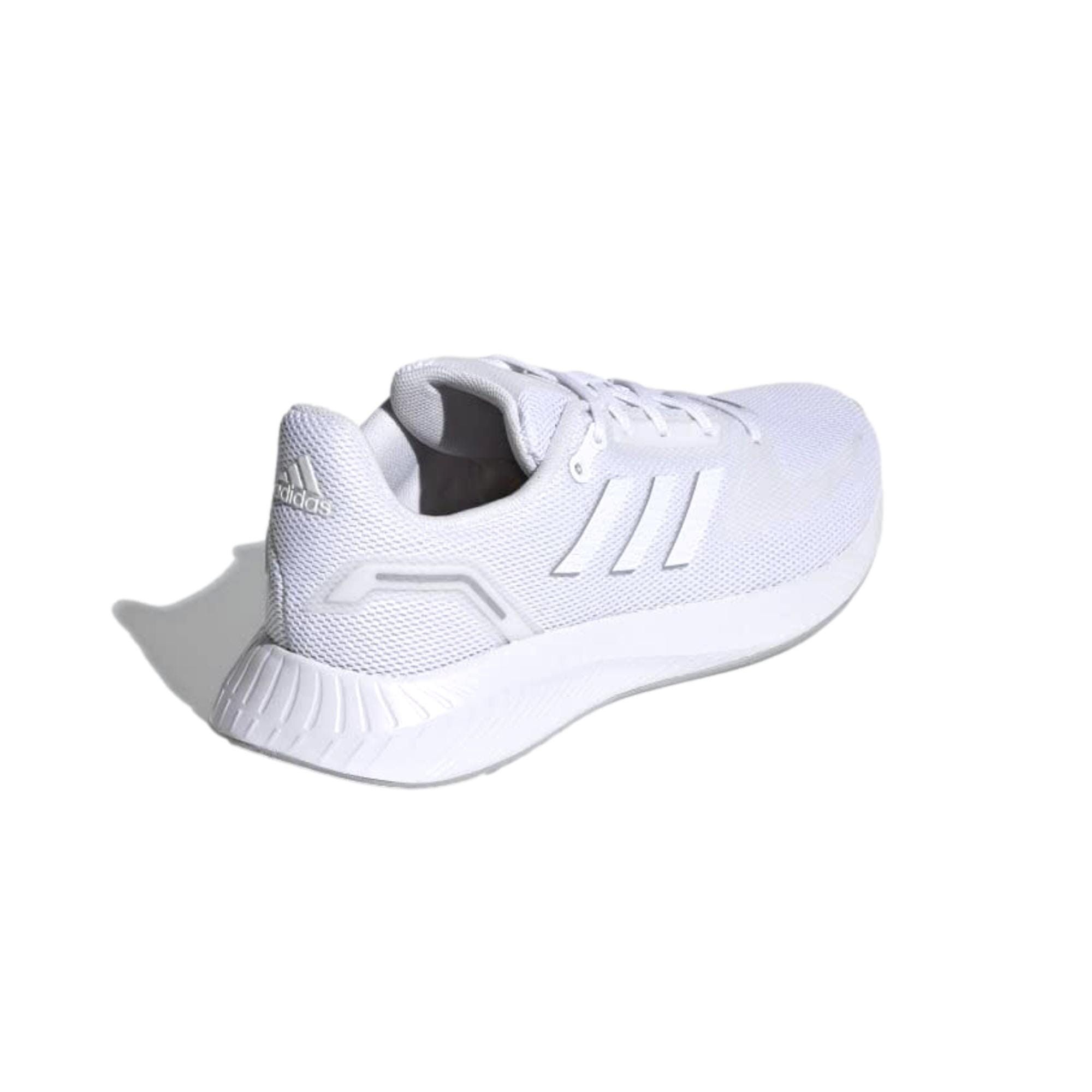 Adidas Runfalcon 2.0 White / White / Silver Metallic FY9621 Size US 10 / IT 40 - 4 Thumbnail