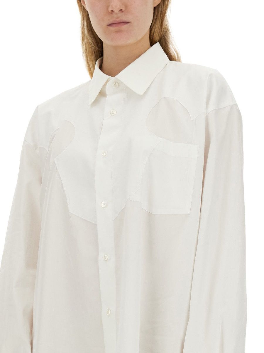 Maison Margiela MAISON MARGIELA SHIRT DRESS - WHITE (IT 38) Size XS / US 0-2 / IT 36-38 - 4 Thumbnail