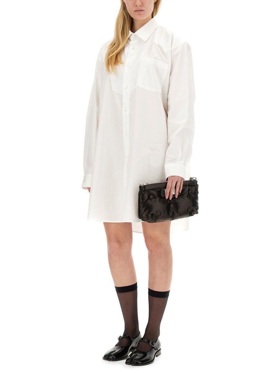 Maison Margiela MAISON MARGIELA SHIRT DRESS - WHITE (IT 38) Size XS / US 0-2 / IT 36-38 - 2 Thumbnail