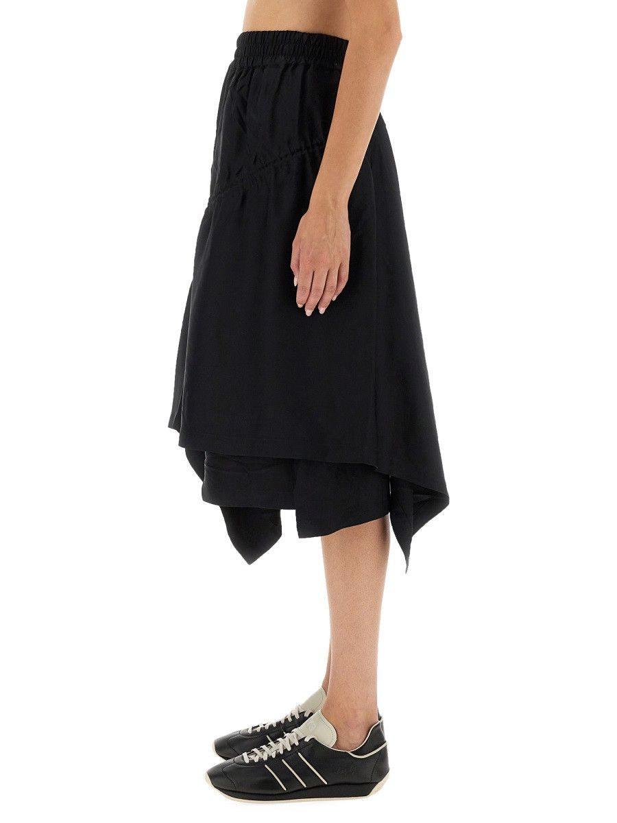 Y-3 Y-3 ASYMMETRICAL SKIRT - BLACK Size 28" / US 6 / IT 42 - 4 Thumbnail