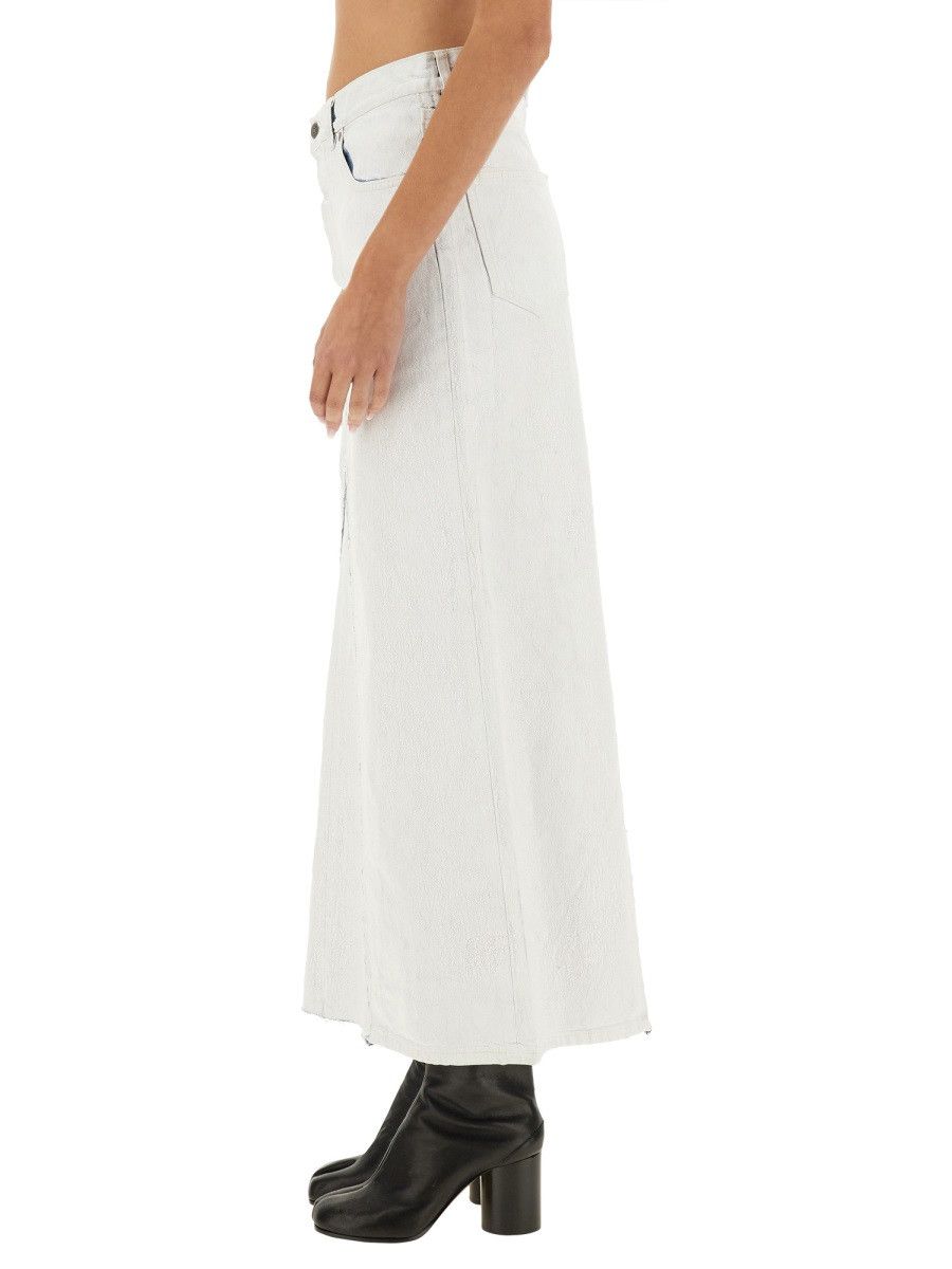 Maison Margiela MAISON MARGIELA MIDI SKIRT - WHITE (IT 40) Size 40" / US 18 - 4 Thumbnail