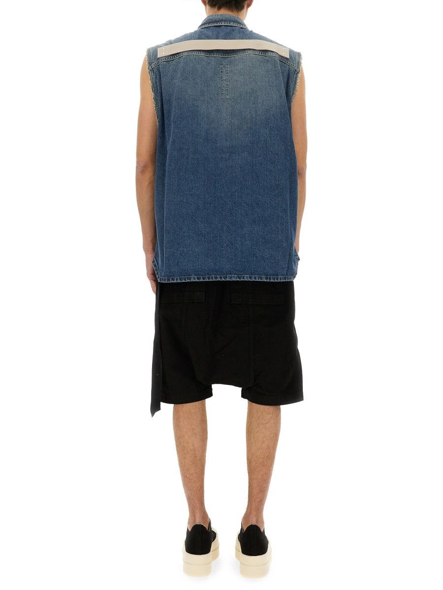 Rick Owens Drkshdw RICK OWENS DRKSHDW OUTERSHIRT JUMBO TOMMY - DENIM Size US S / EU 44-46 / 1 - 3 Thumbnail