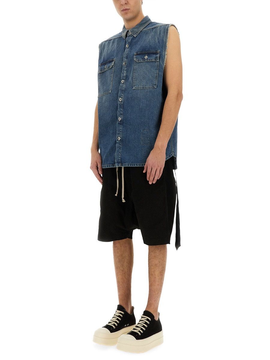 Rick Owens Drkshdw RICK OWENS DRKSHDW OUTERSHIRT JUMBO TOMMY - DENIM Size US S / EU 44-46 / 1 - 2 Thumbnail