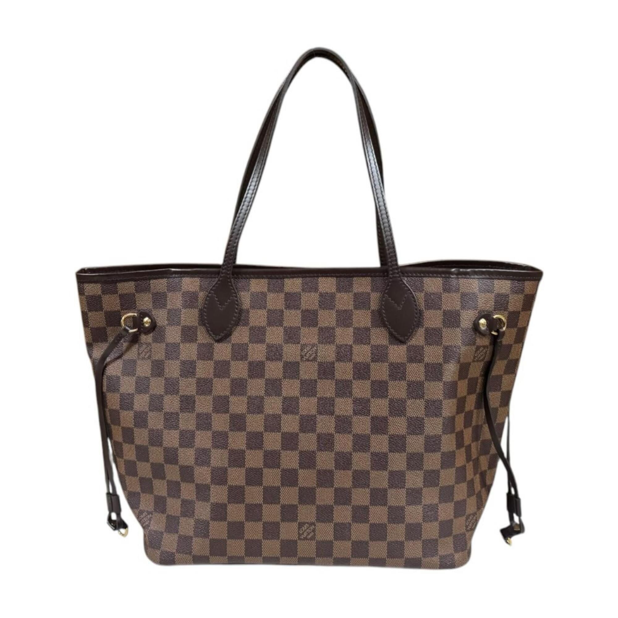 Louis Vuitton Louis Vuitton Neverfull MM Damier Tote Bag, Canvas N41358 Brown, Women's LOUIS VUITTON Size ONE SIZE - 3 Thumbnail