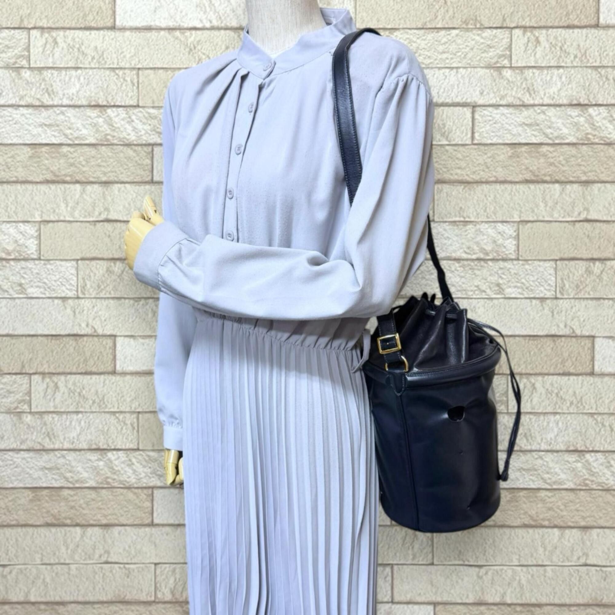 Hermes Hermes Mainjoir MM Shoulder Bag, Leather, Navy, Women's HERMES Size ONE SIZE - 2 Thumbnail