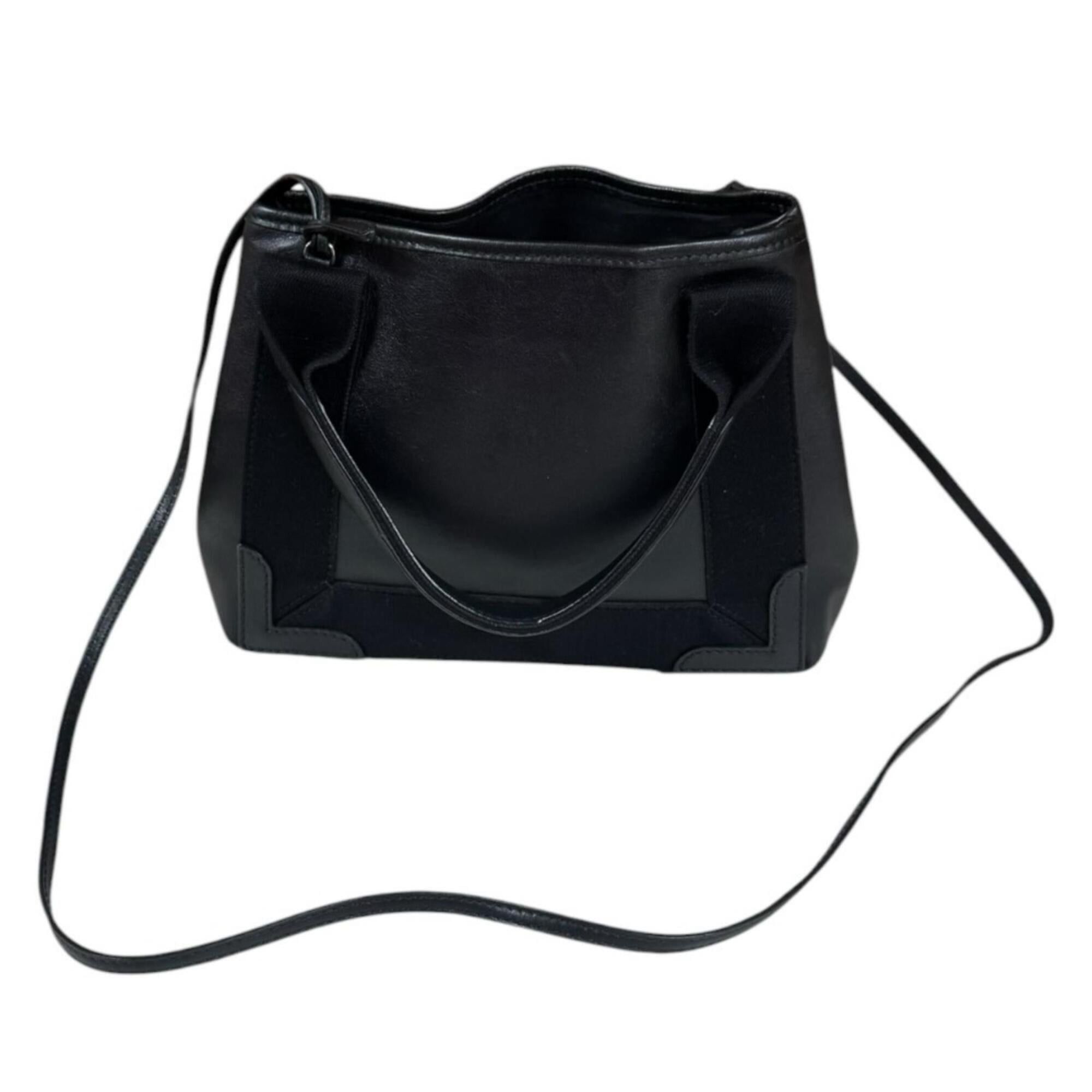 Balenciaga Balenciaga Navy Cabas XS Shoulder Bag, Leather 390346 Black, Women's, 2-way Size ONE SIZE - 13 Thumbnail