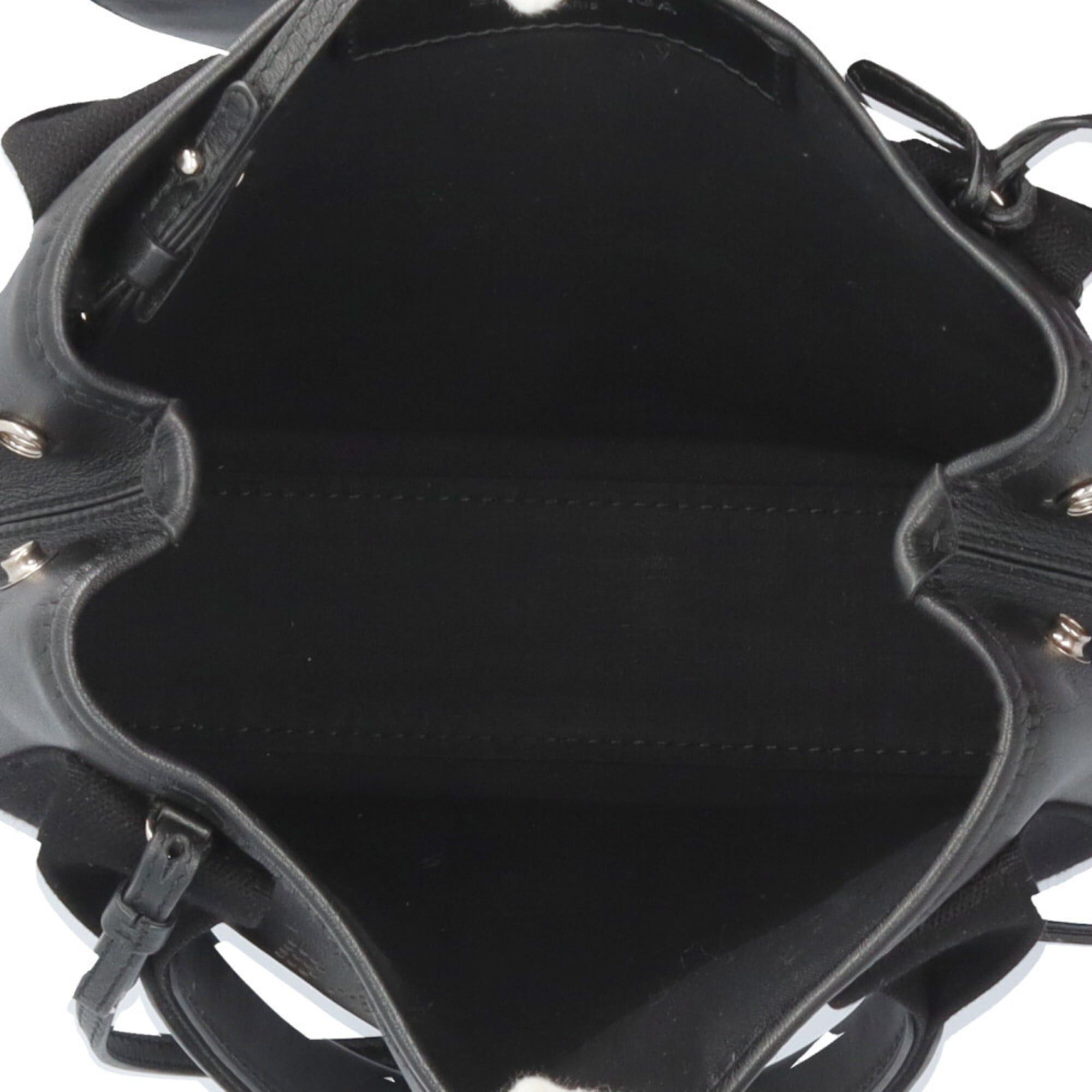 Balenciaga Balenciaga Navy Cabas XS Shoulder Bag, Leather 390346 Black, Women's, 2-way Size ONE SIZE - 6 Thumbnail