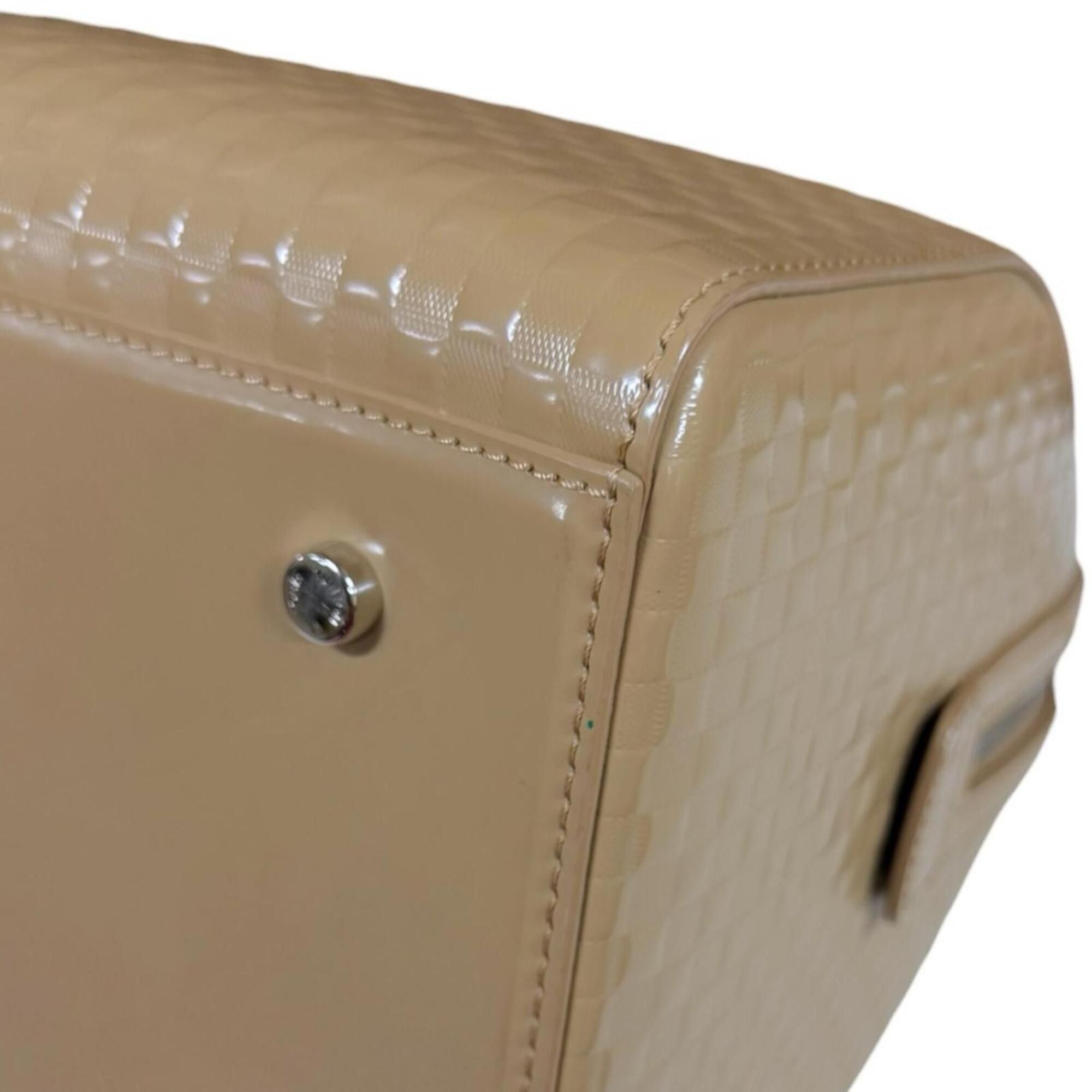 Louis Vuitton Louis Vuitton Speedy Cube MM Damier Facette Handbag, Beige, Women's Size ONE SIZE - 9 Thumbnail