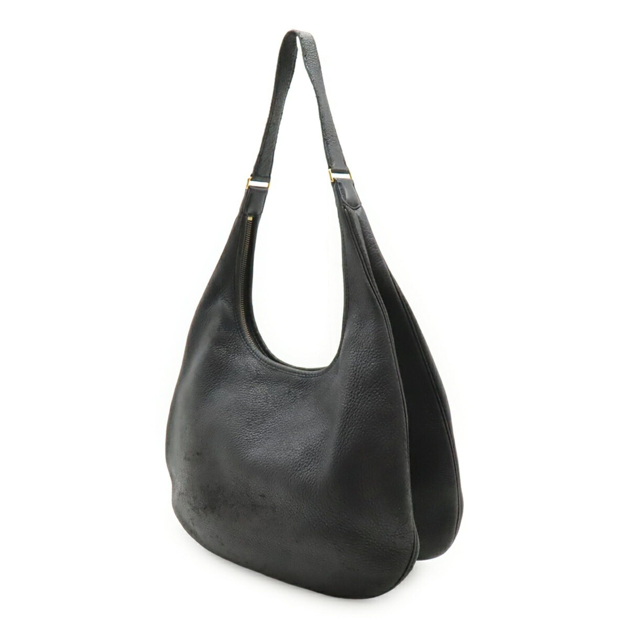 Hermes HERMES Gao Shoulder Bag, Taurillon Clemence Leather, Black, □D Stamp Size ONE SIZE - 3 Thumbnail