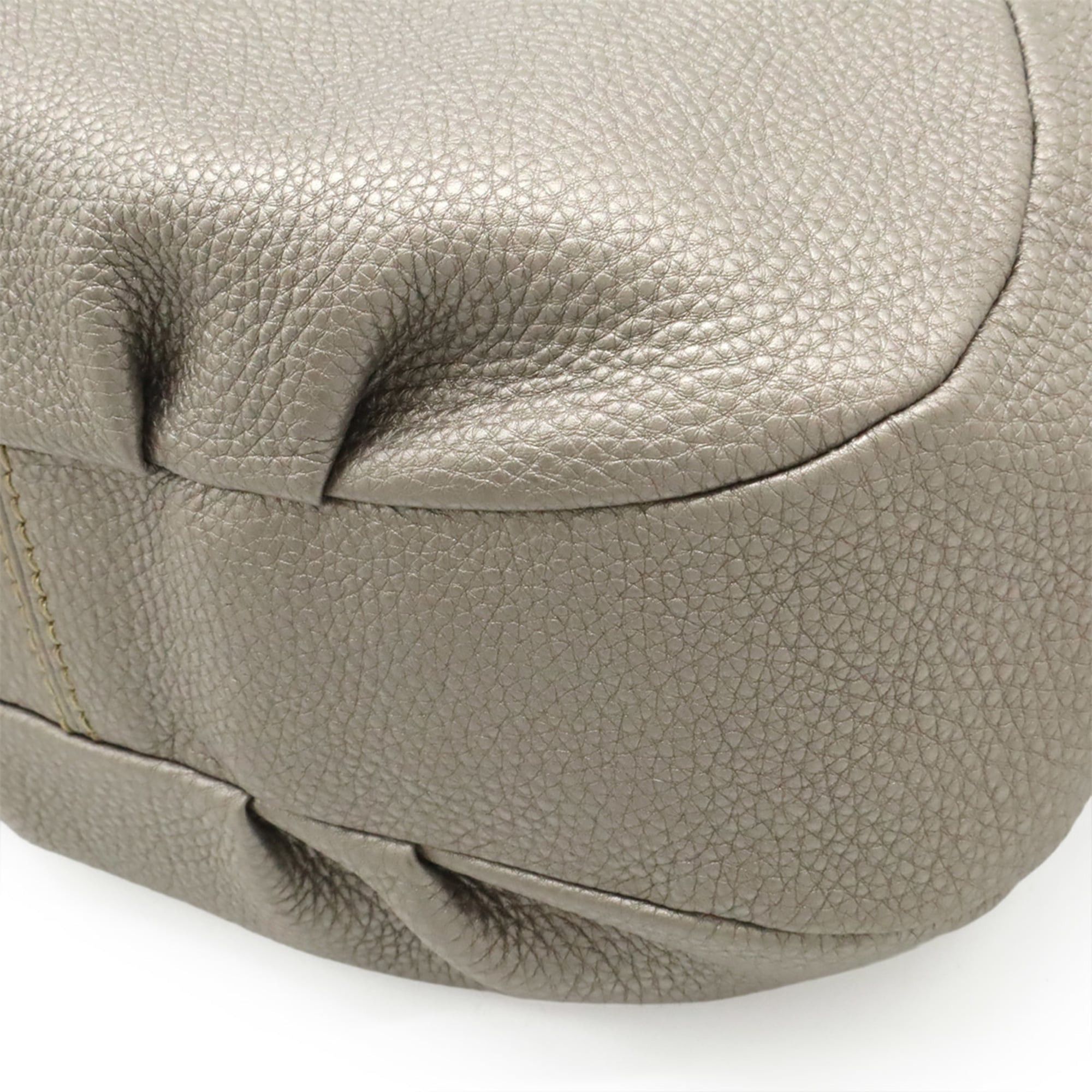 Fendi FENDI Selleria Shoulder Bag, Leather, Silver, 8BR618 Size ONE SIZE - 4 Thumbnail