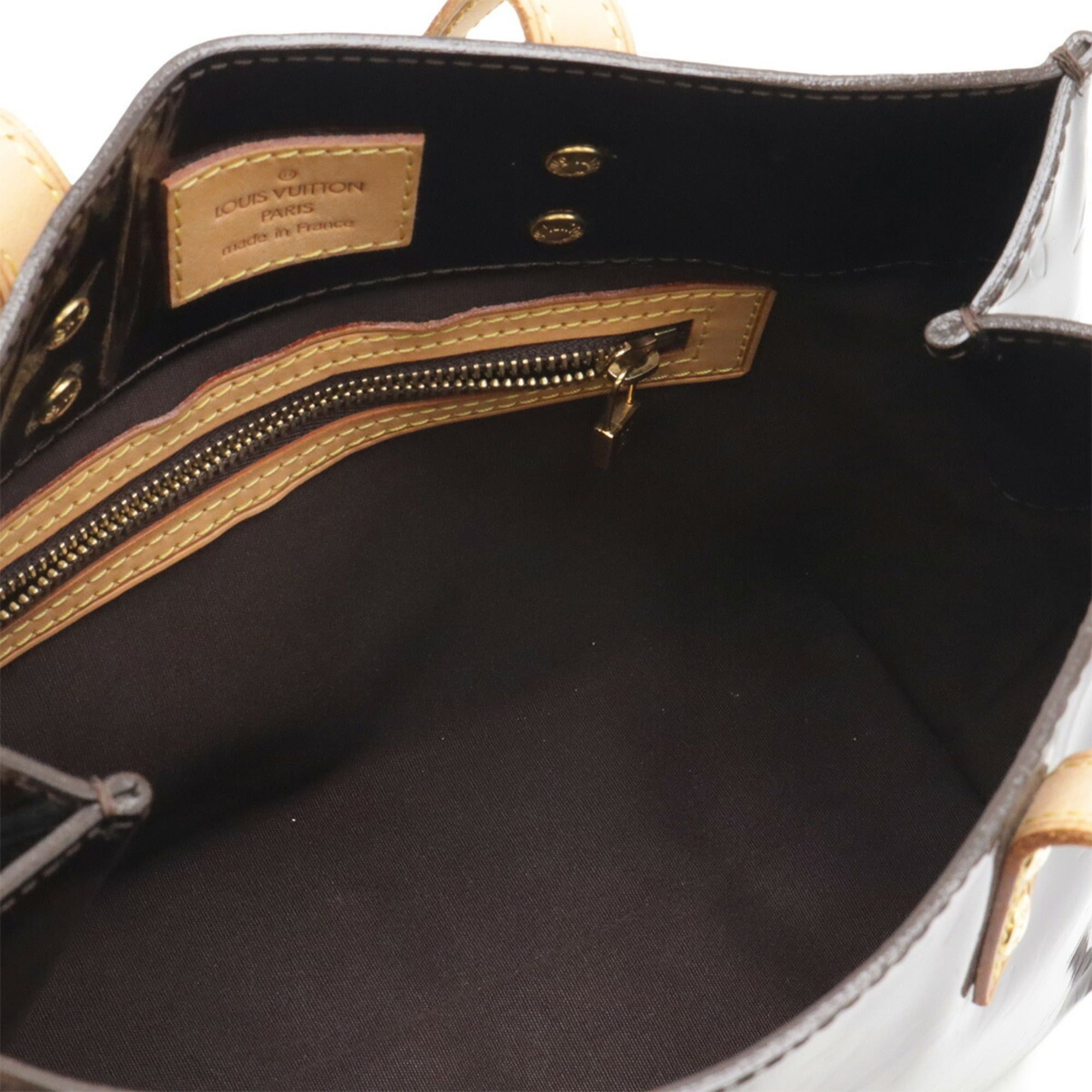 Louis Vuitton Louis Vuitton Monogram Vernis Lead PM Handbag Tote Bag Mini Amarante M91993 Size ONE SIZE - 8 Thumbnail