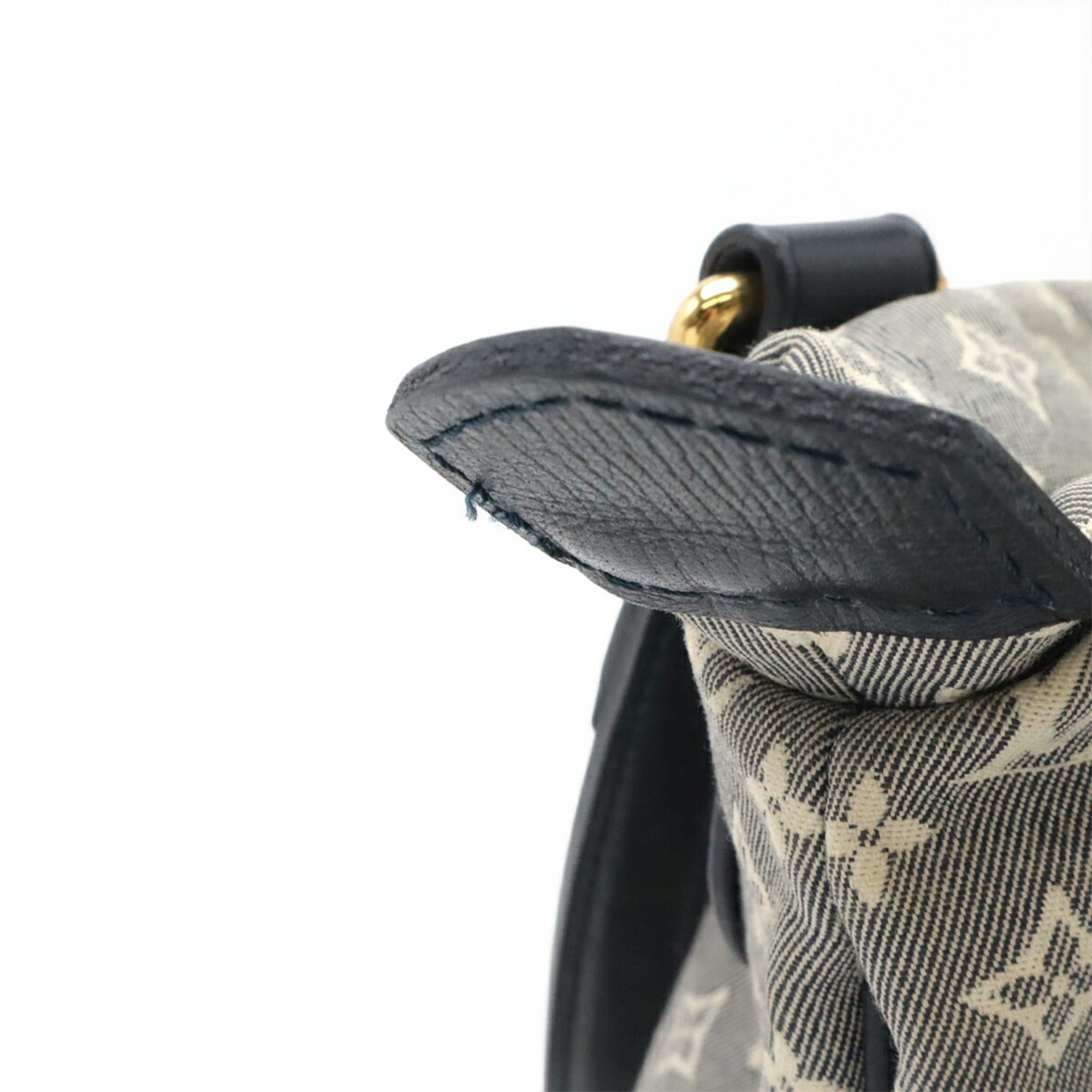 Louis Vuitton Louis Vuitton Monogram Idylle Ballade MM Tote Bag Shoulder Ankle Blue M40571 Size ONE SIZE - 5 Thumbnail