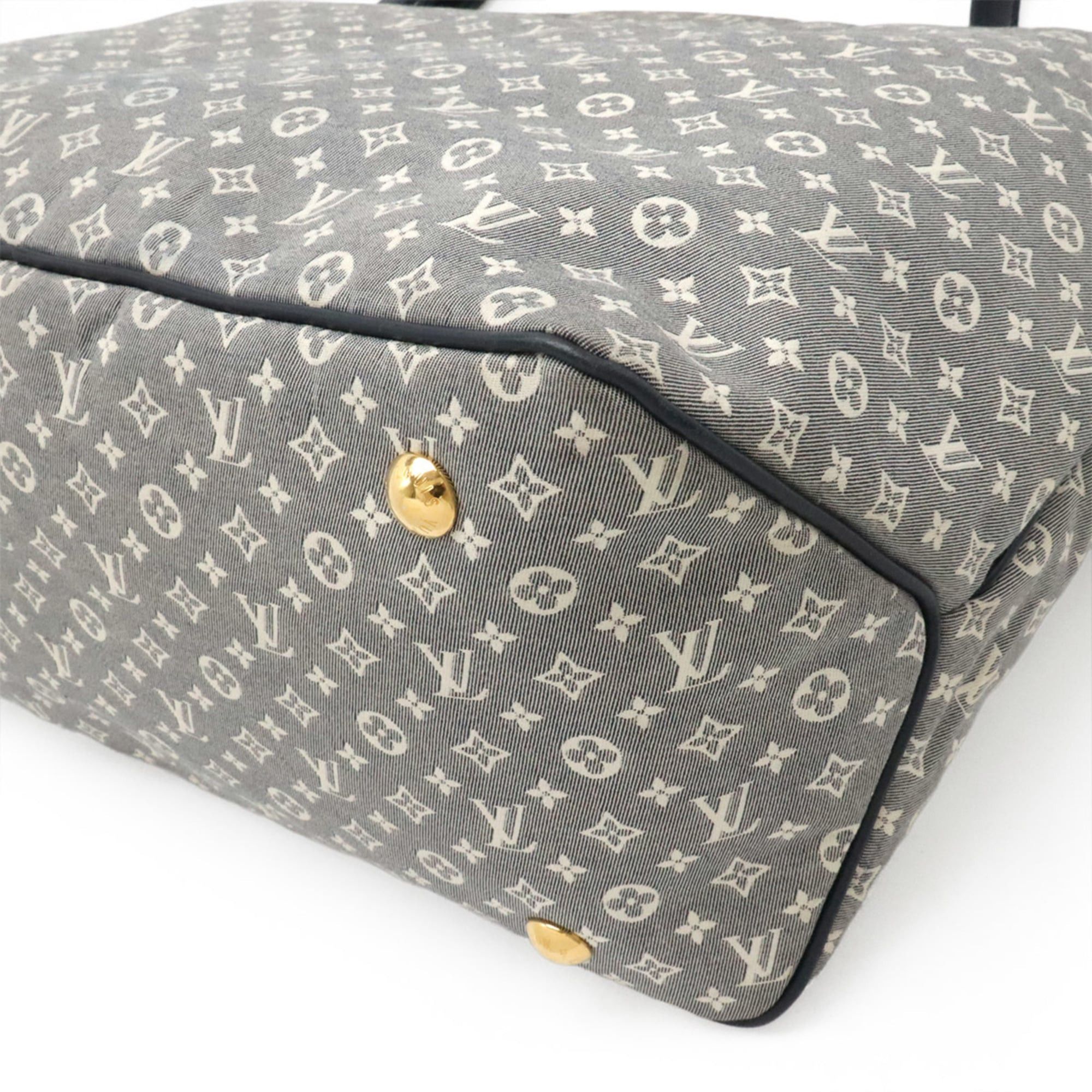 Louis Vuitton Louis Vuitton Monogram Idylle Ballade MM Tote Bag Shoulder Ankle Blue M40571 Size ONE SIZE - 4 Thumbnail