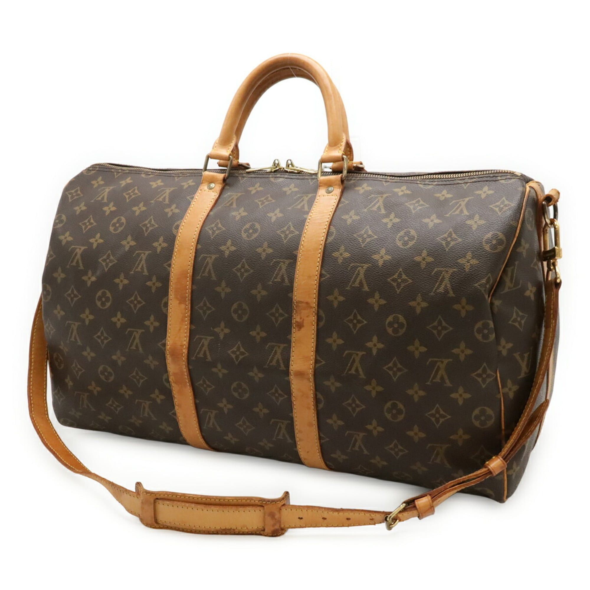 Louis Vuitton Louis Vuitton Monogram Keepall Bandoulière 50 Boston Bag Travel Shoulder M41416 Size ONE SIZE - 3 Thumbnail