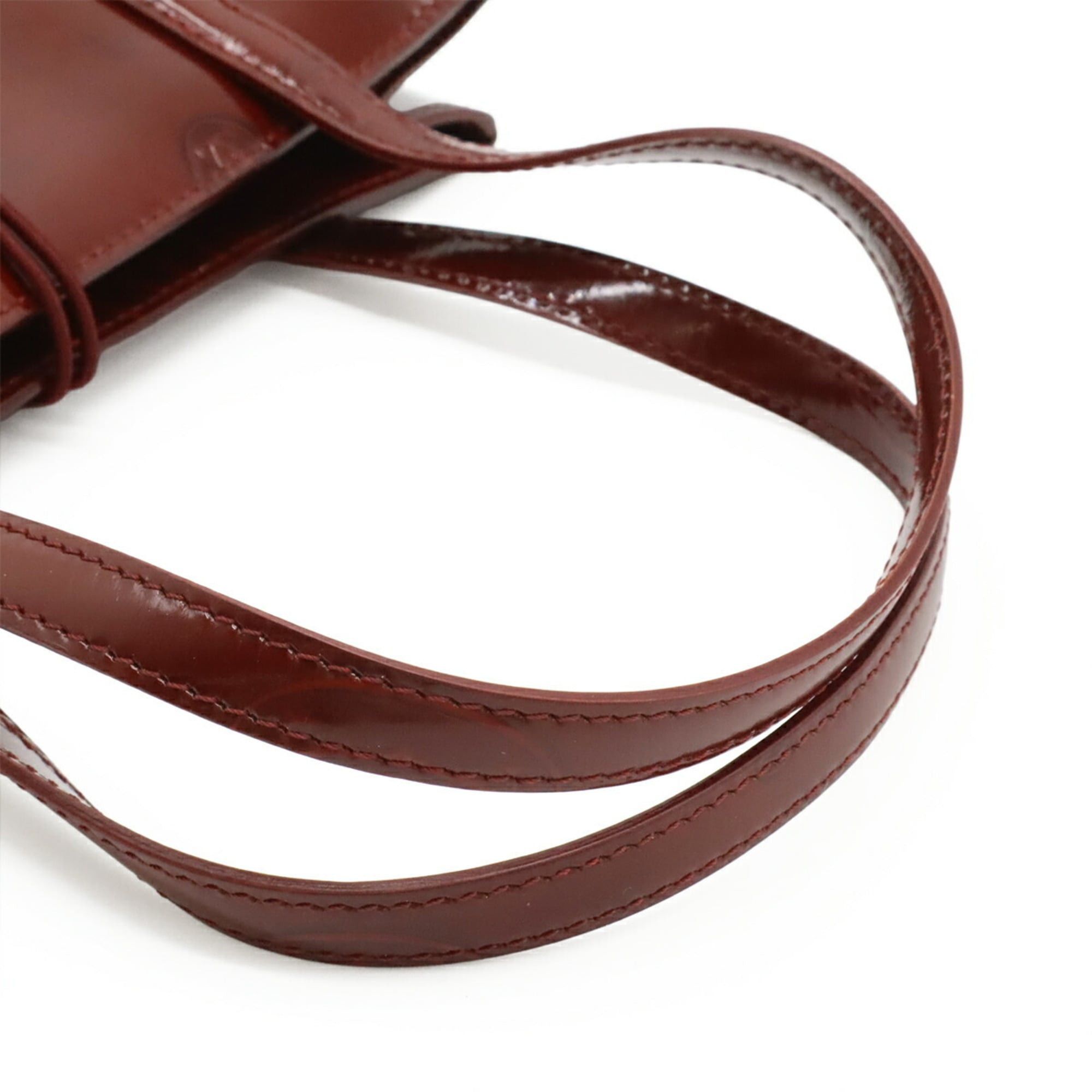 Cartier Cartier Happy Birthday Handbag/Tote Bag, Enamel/Patent Leather, Bordeaux, L1000547 Size ONE SIZE - 5 Thumbnail