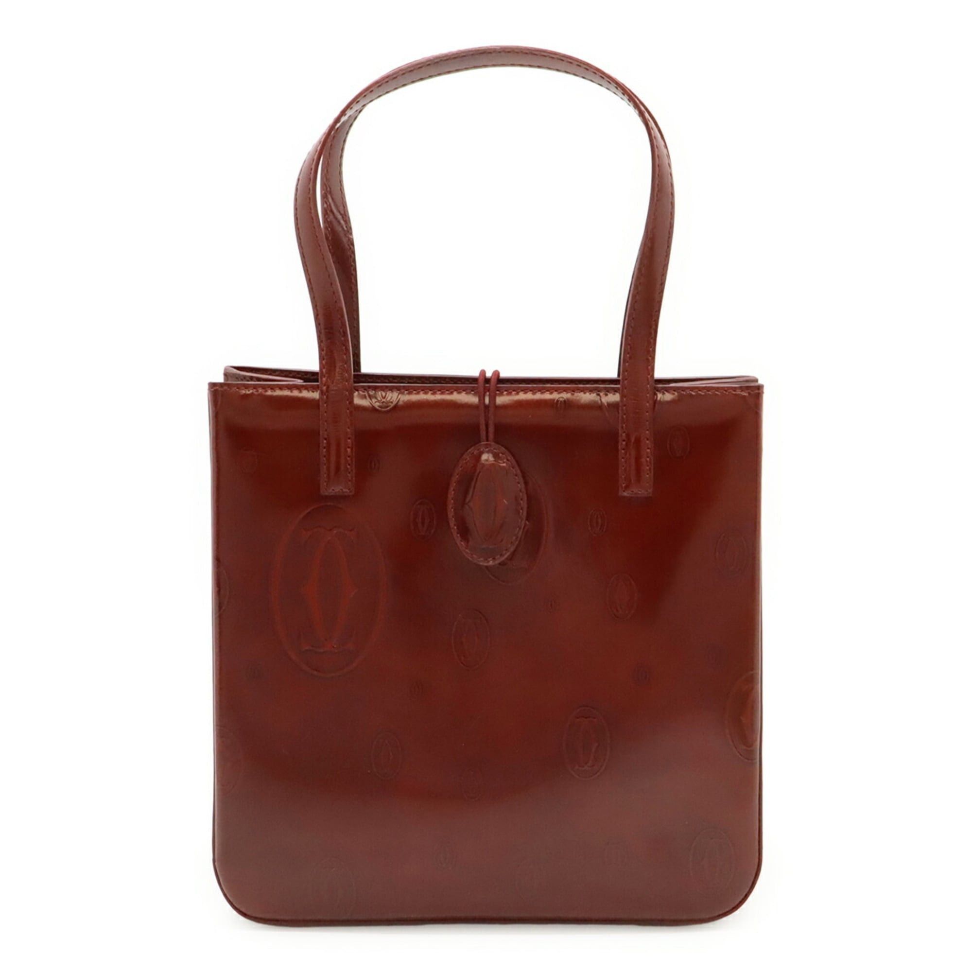 Cartier Cartier Happy Birthday Handbag/Tote Bag, Enamel/Patent Leather, Bordeaux, L1000547 Size ONE SIZE - 2 Thumbnail