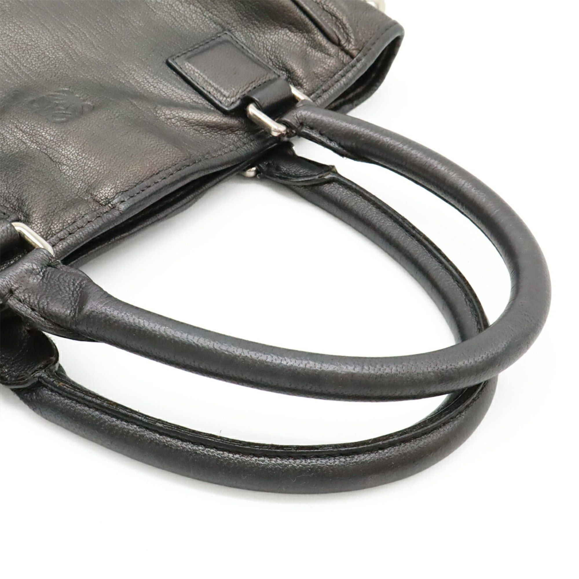 Loewe LOEWE Anagram Handbag Tote Bag Nappa Leather Gray Shoulder Size ONE SIZE - 5 Thumbnail