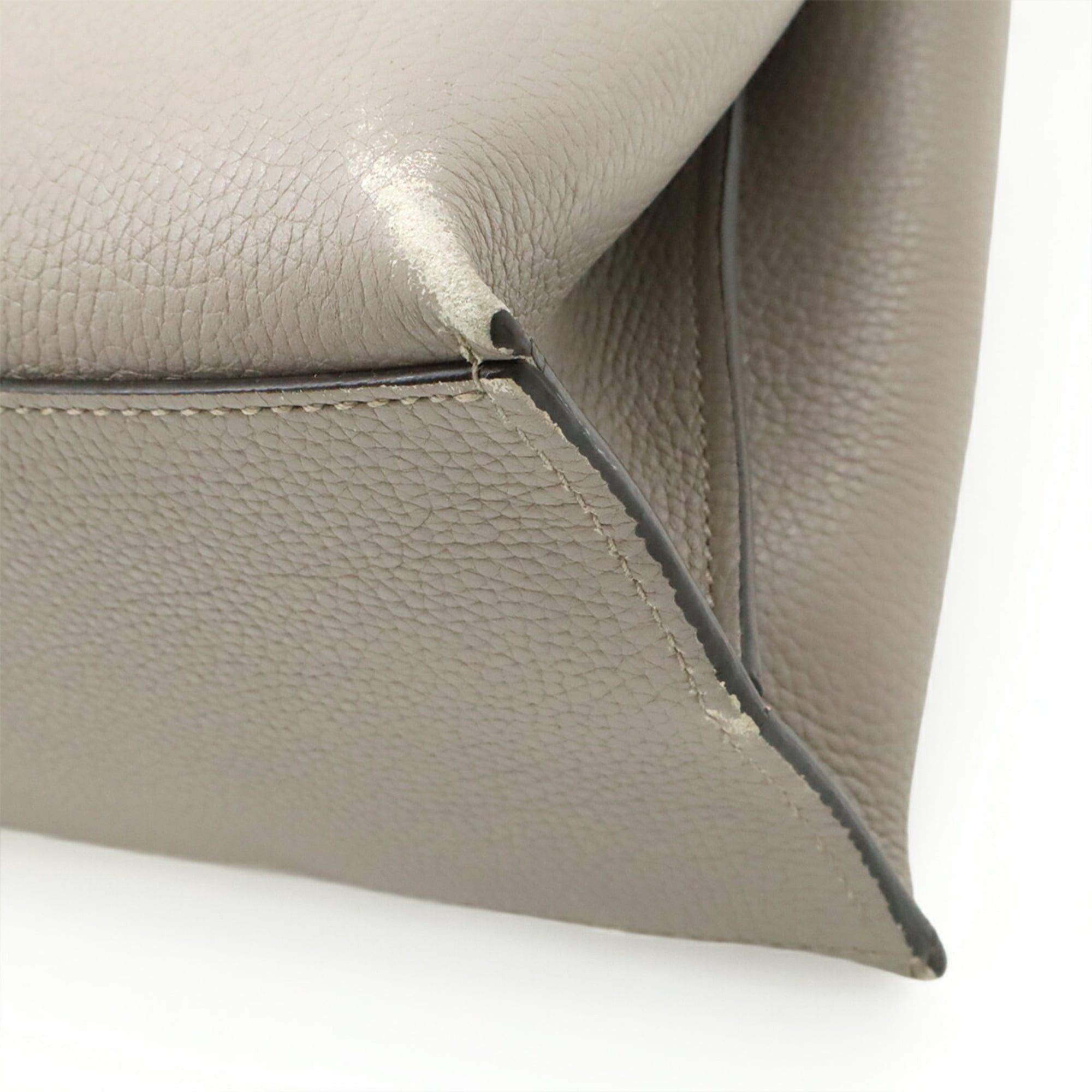 Gucci GUCCI Bamboo Daily Medium Handbag, Shoulder Bag, Leather, Gray, 392013 Size ONE SIZE - 4 Thumbnail