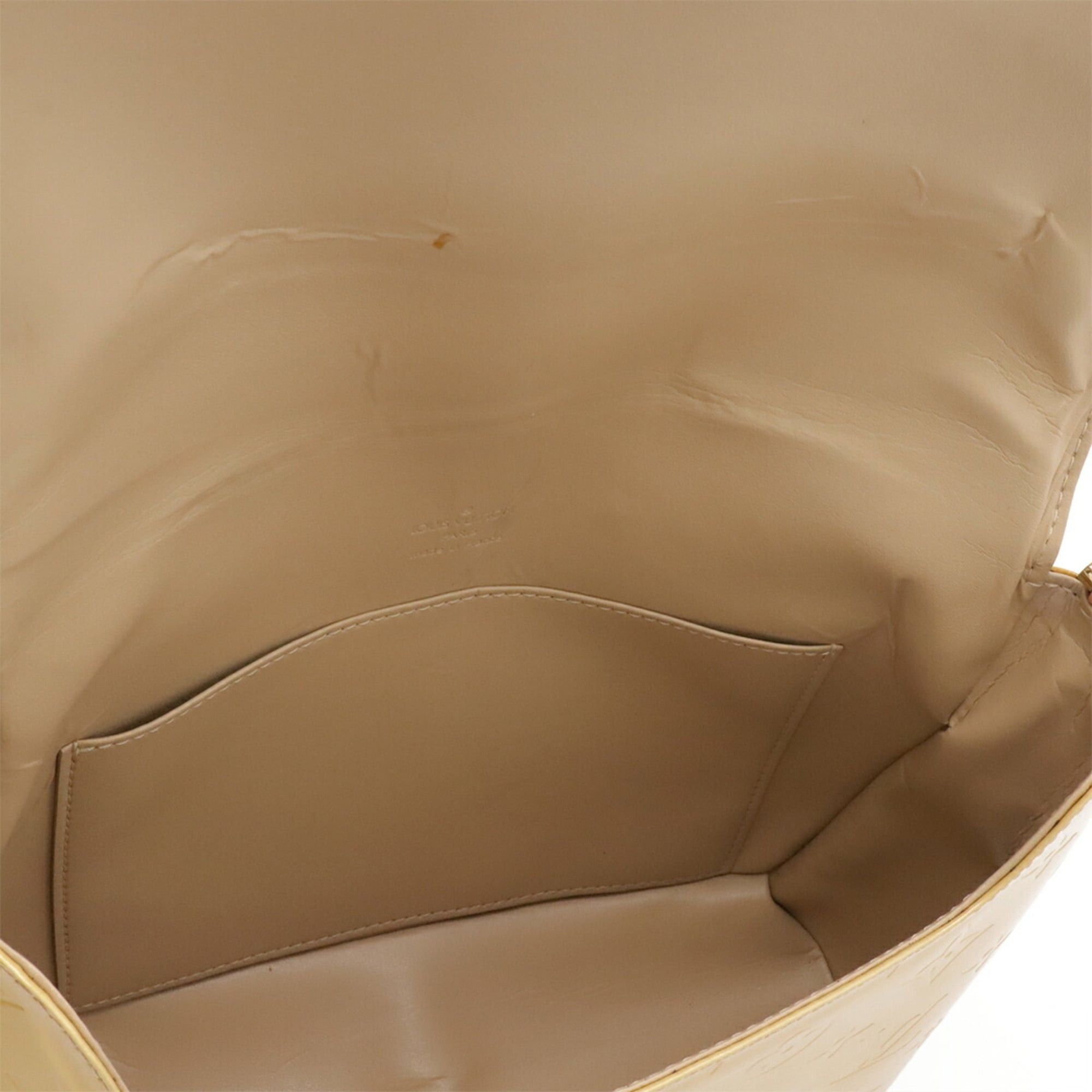 Louis Vuitton Louis Vuitton Monogram Vernis Thompson Street Shoulder Bag Beige M91008 Size ONE SIZE - 6 Thumbnail