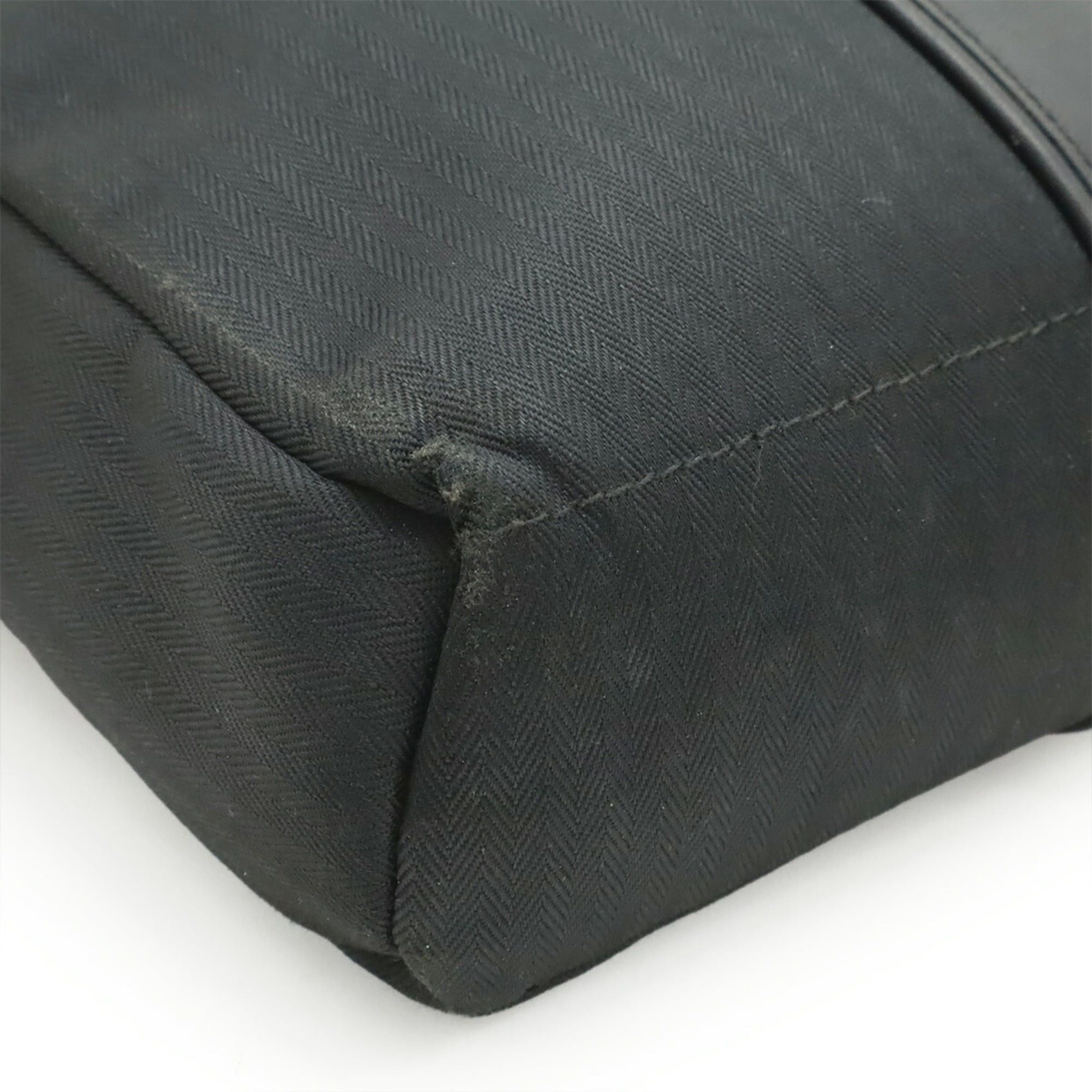 Hermes HERMES Acapulco Bandoulière MM Shoulder Bag Pochette Toile Chevron Leather Black Size ONE SIZE - 4 Thumbnail