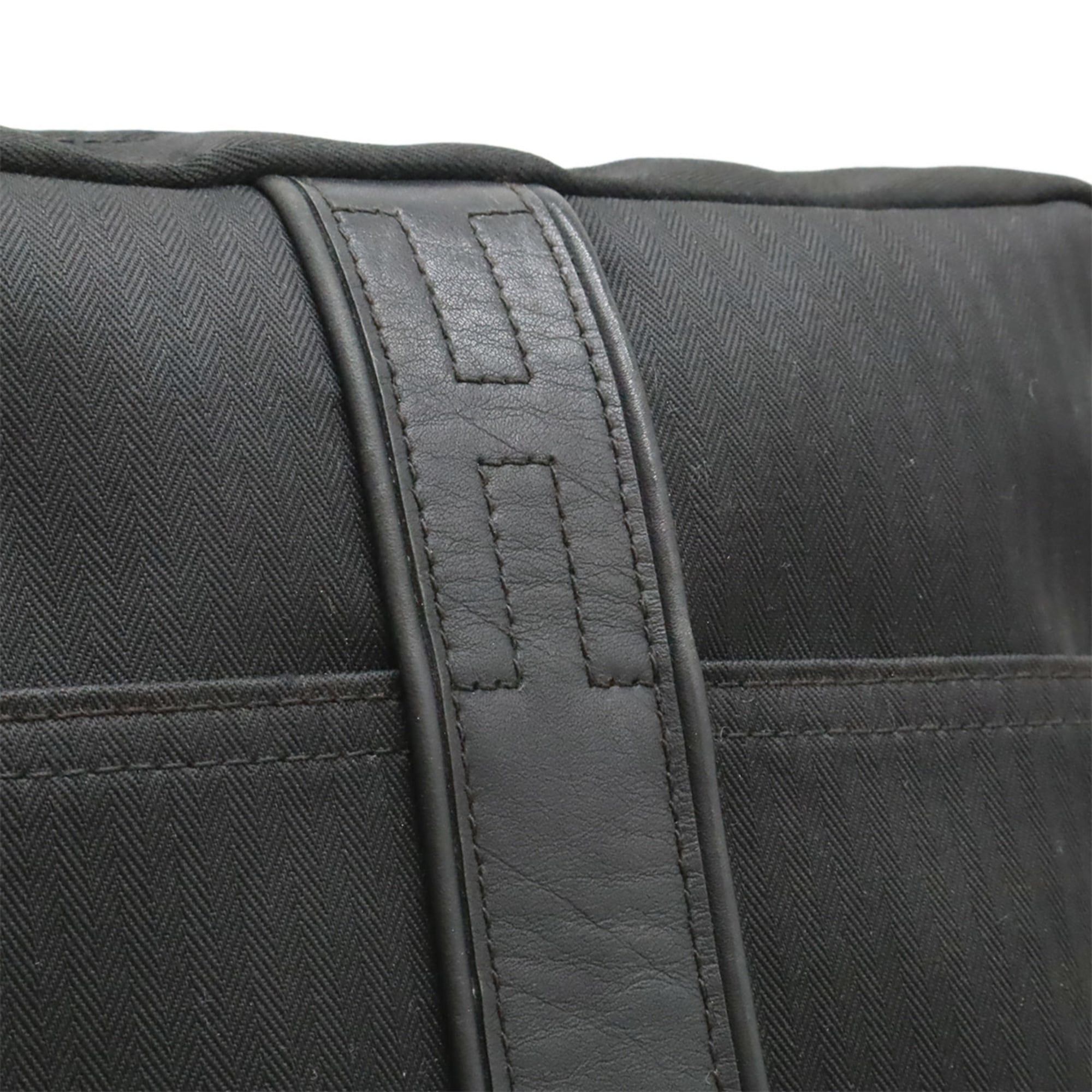 Hermes HERMES Acapulco Bandoulière MM Shoulder Bag Pochette Toile Chevron Leather Black Size ONE SIZE - 9 Thumbnail