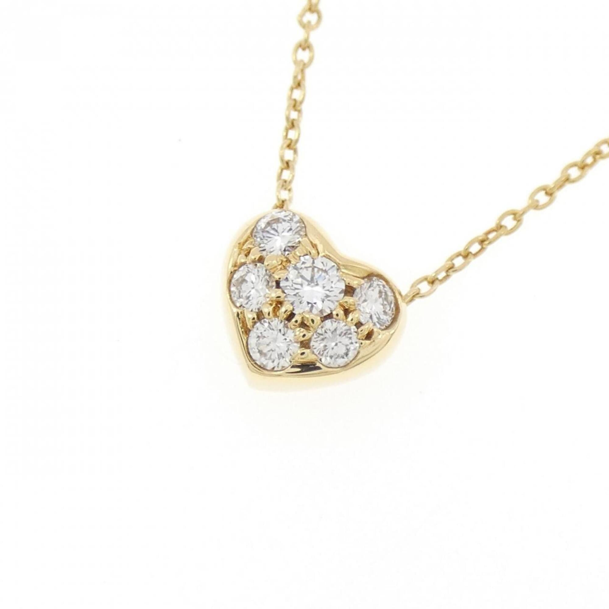 Tiffany & Co. Tiffany Pave Heart Necklace Size ONE SIZE - 3 Thumbnail