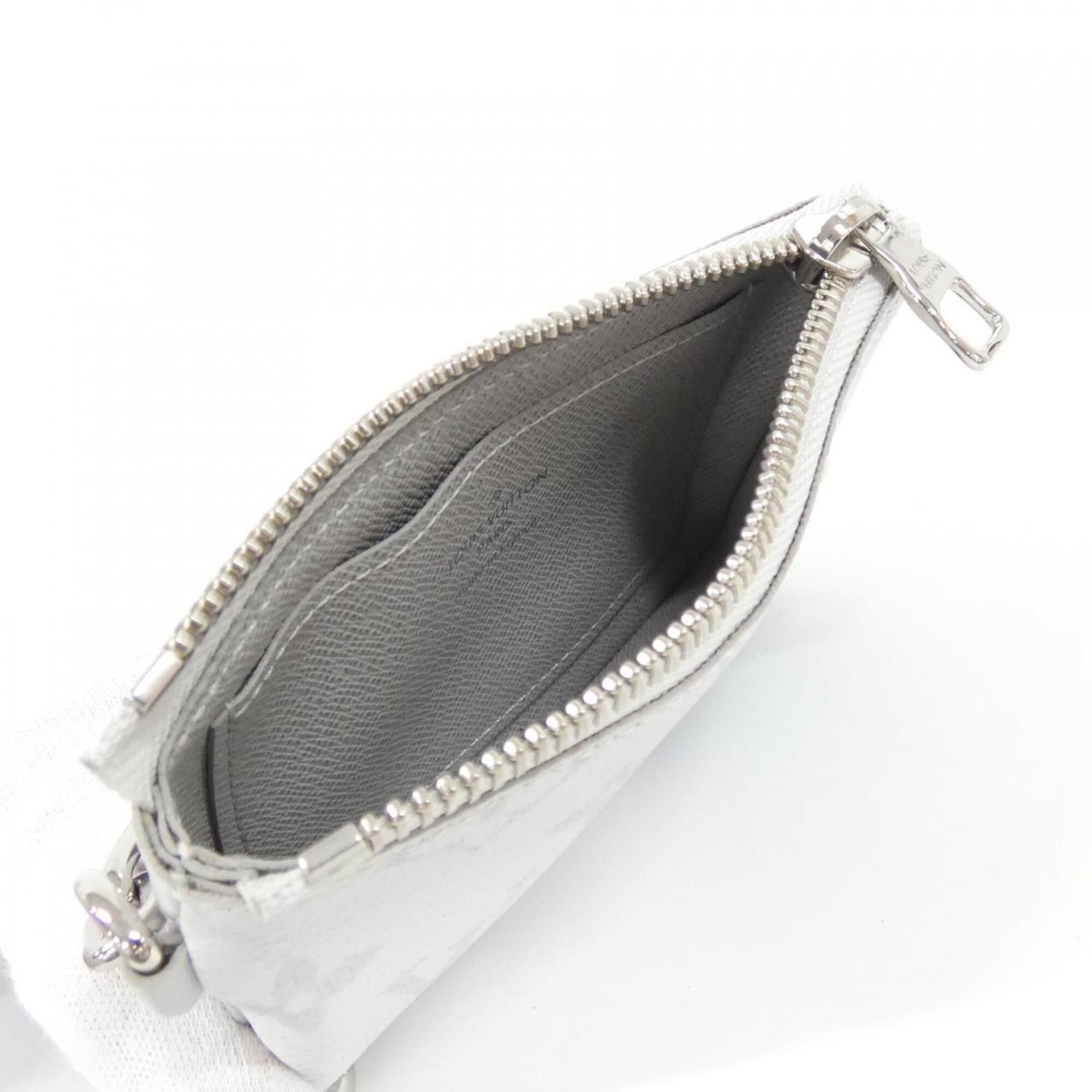 Louis Vuitton Louis Vuitton White Monogram Logo Zipped Handbag Pouch M67809 Size ONE SIZE - 4 Thumbnail