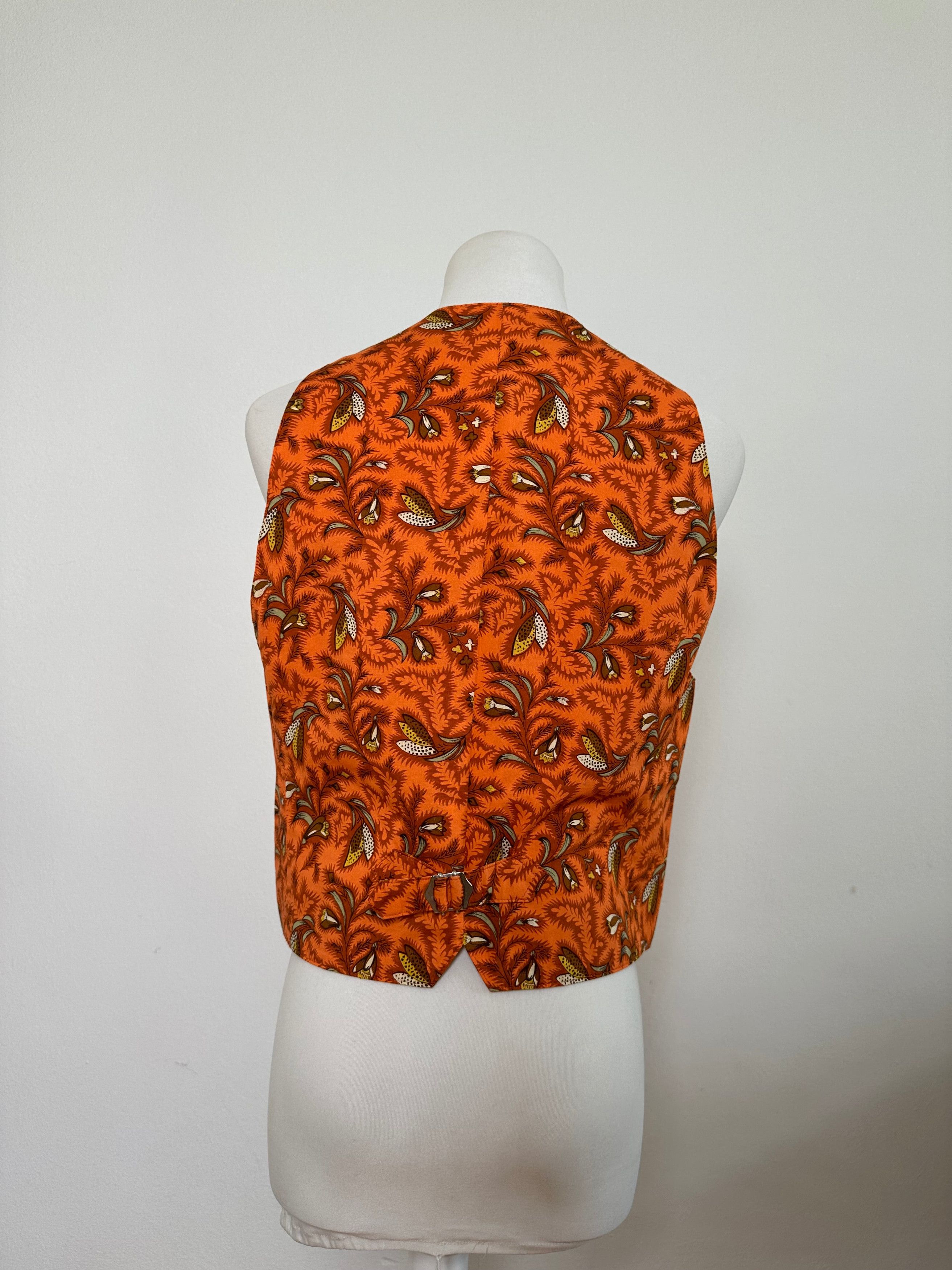 Dior Vintage Silk Vest Orange Size S / US 4 / IT 40 - 11 Thumbnail