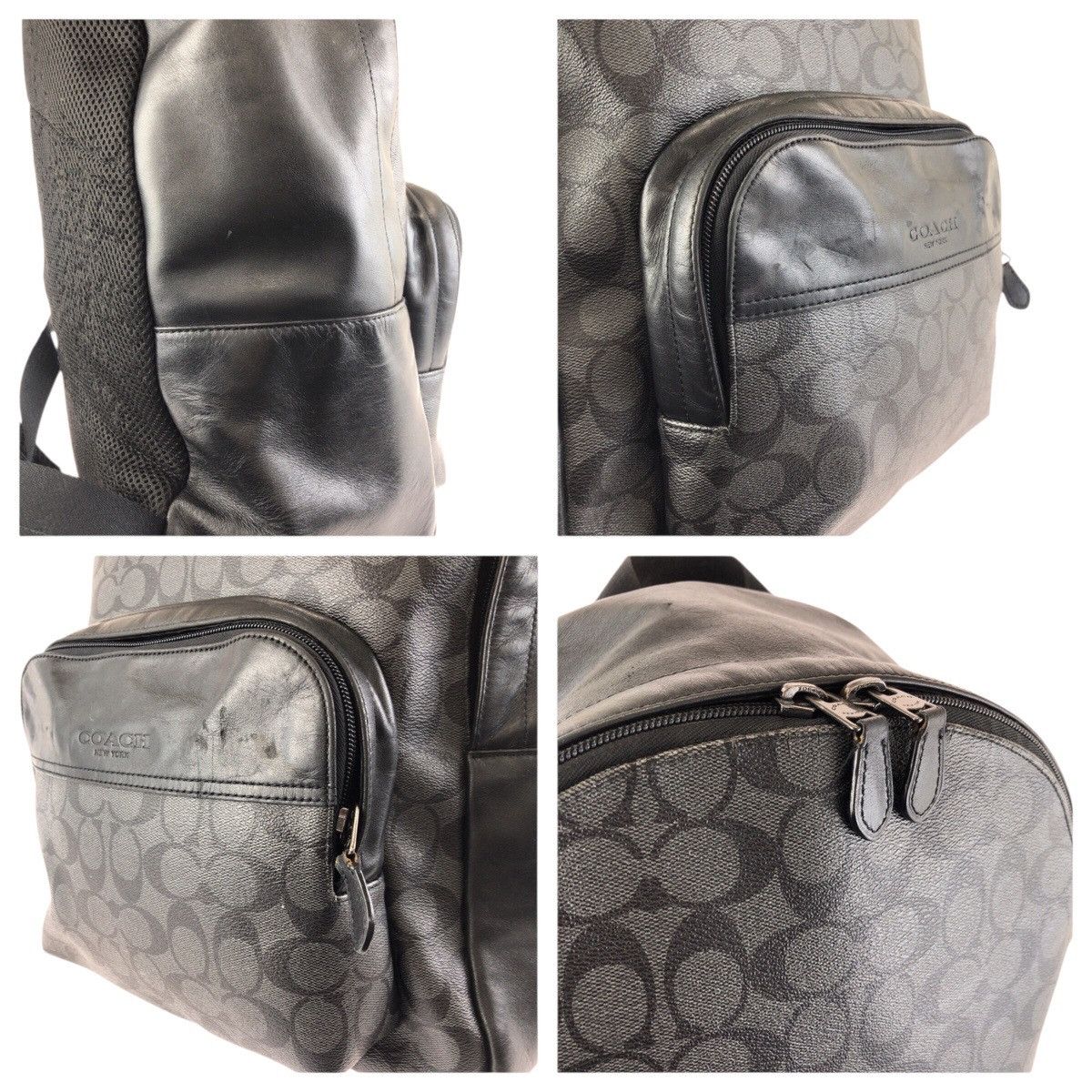 Coach Coach COACH Signature PVC Leather Backpack Plastic / Synthetic Backpack F72483 DUTY FREE for USA Size ONE SIZE - 7 Thumbnail