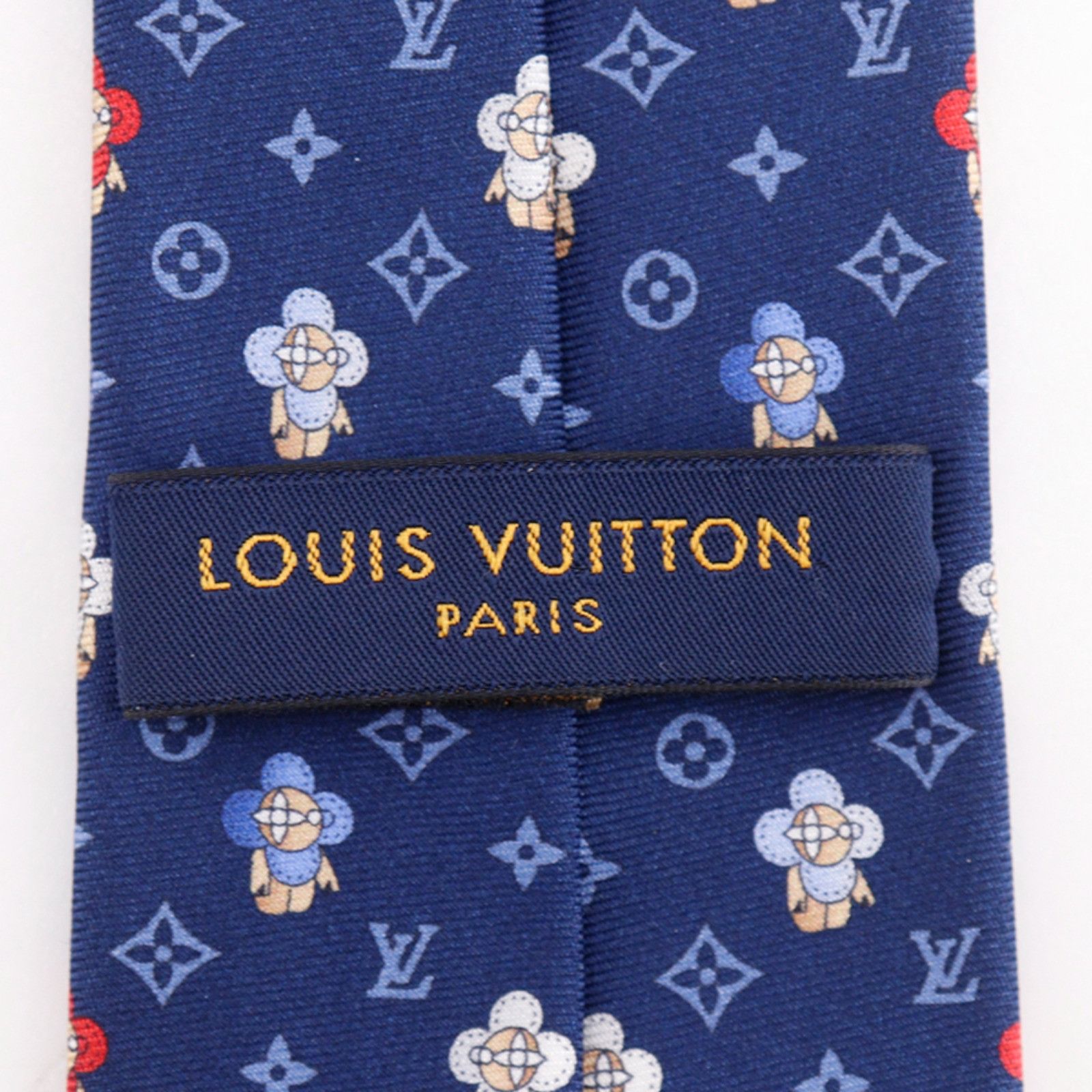 Louis Vuitton Louis Vuitton Louis Vuitton Cravate Vivienne Silk Tie Textile Necktie M76322 DUTY FREE for USA Size ONE SIZE - 6 Thumbnail