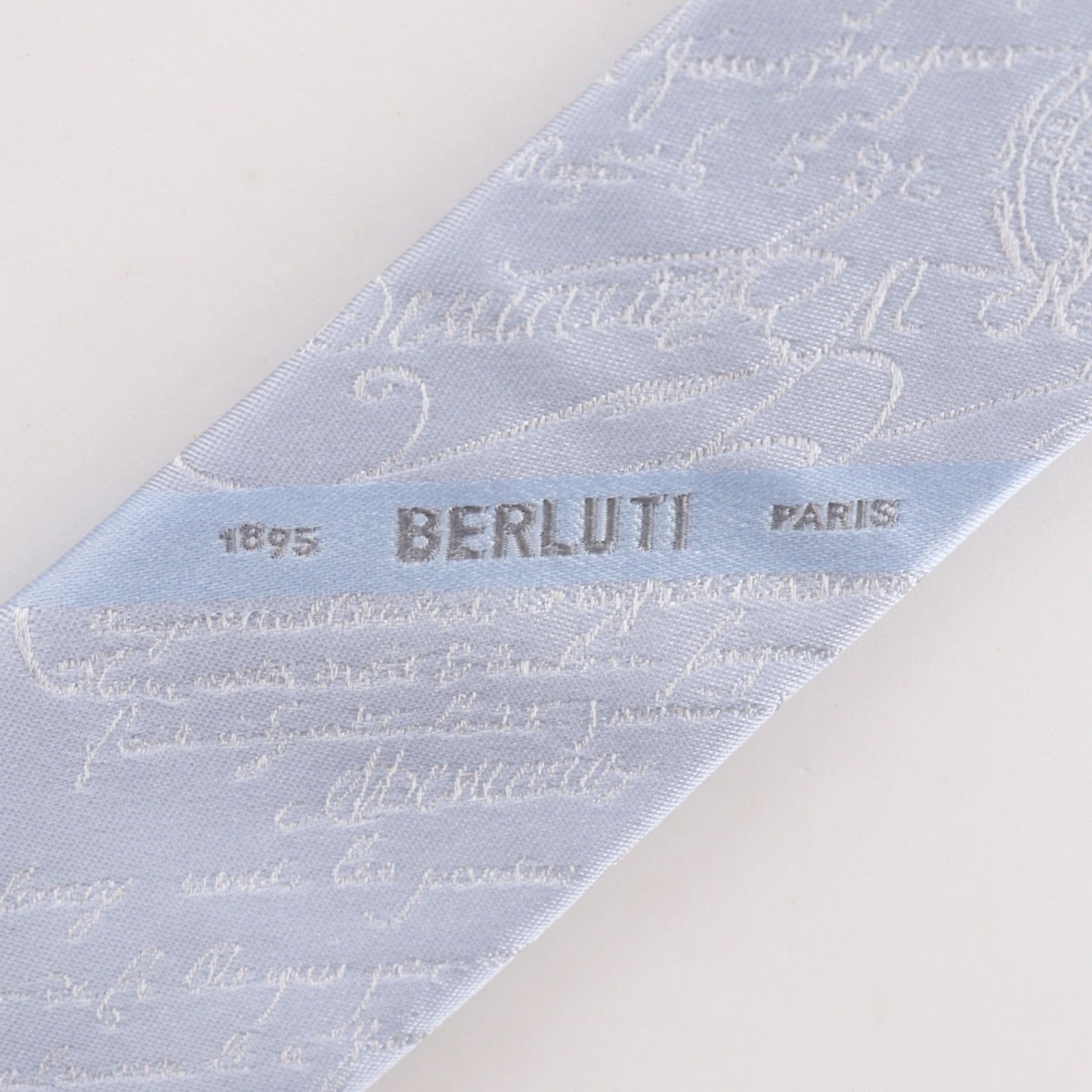 Berluti Berluti Berluti Scritto Silk Tie Textile Necktie DUTY FREE for USA Size ONE SIZE - 5 Thumbnail