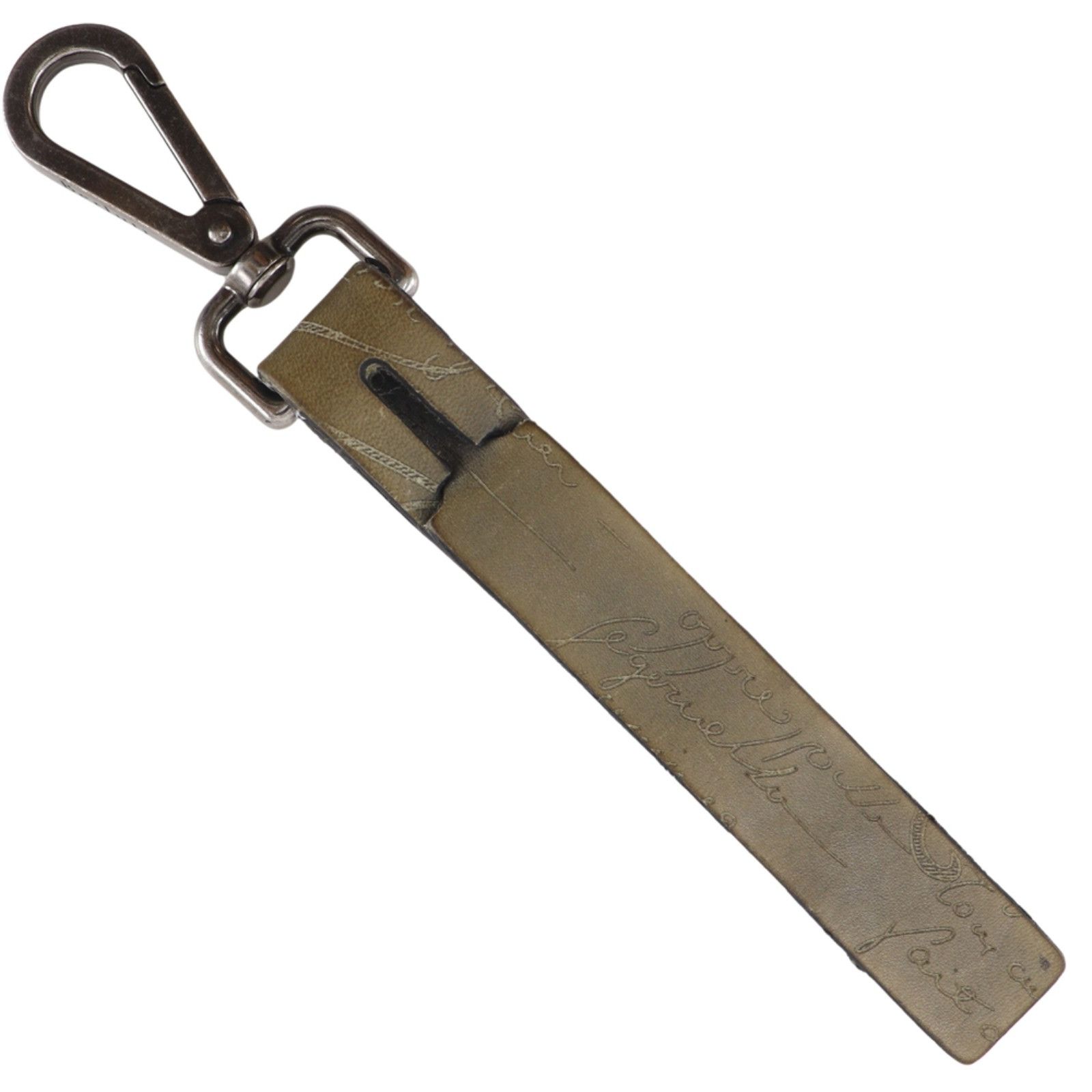 Berluti Berluti Berluti Calligraphy Leather Key Holder Leather Key Chain DUTY FREE for USA Size ONE SIZE - 2 Thumbnail