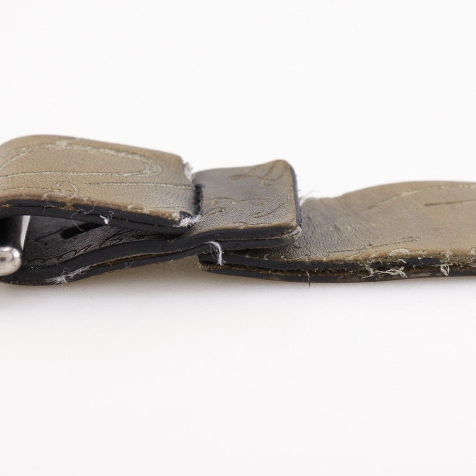 Berluti Berluti Berluti Calligraphy Leather Key Holder Leather Key Chain DUTY FREE for USA Size ONE SIZE - 8 Thumbnail