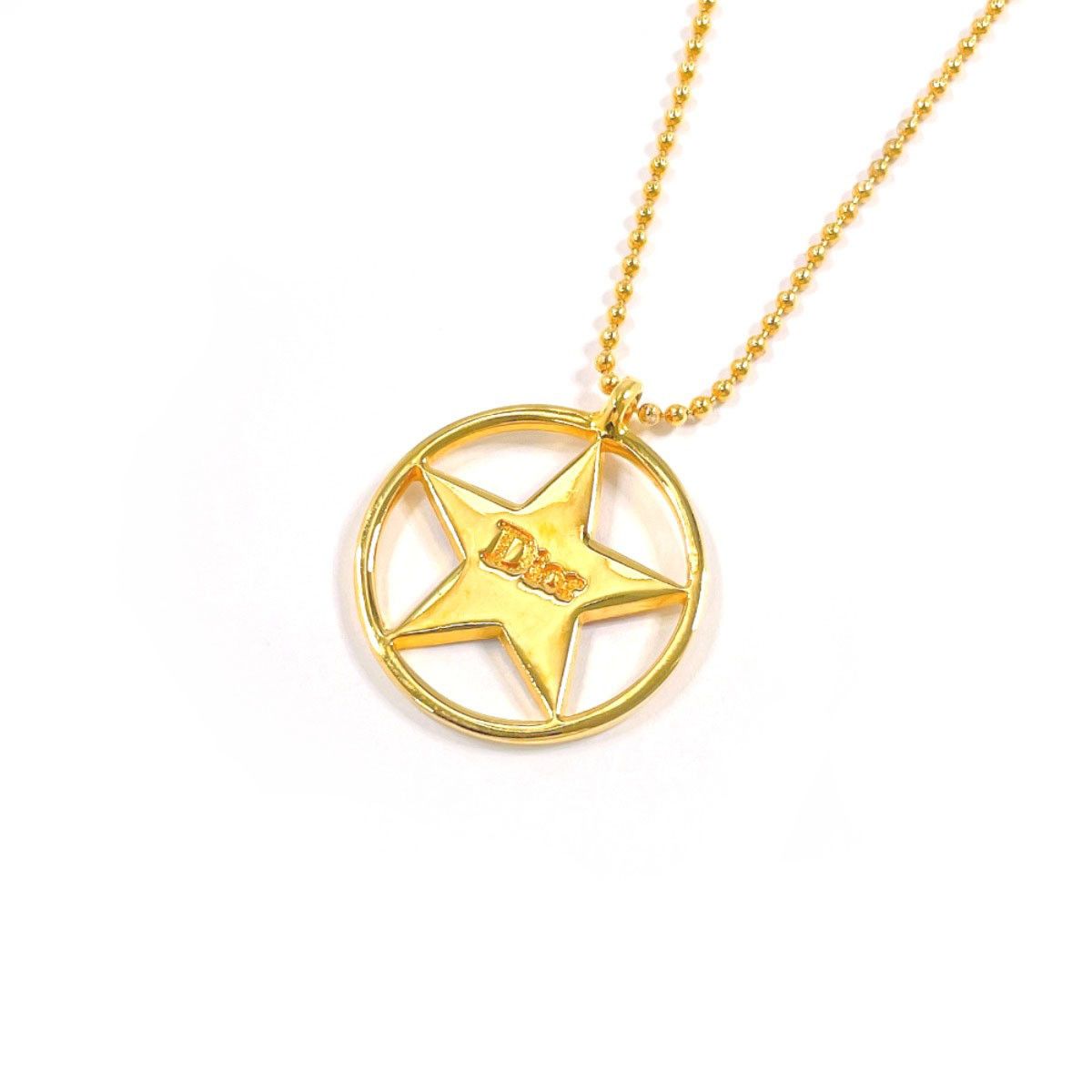 Dior Dior Christian Dior Circle Star Logo Necklace Metal Necklace DUTY FREE for USA Size ONE SIZE - 2 Thumbnail