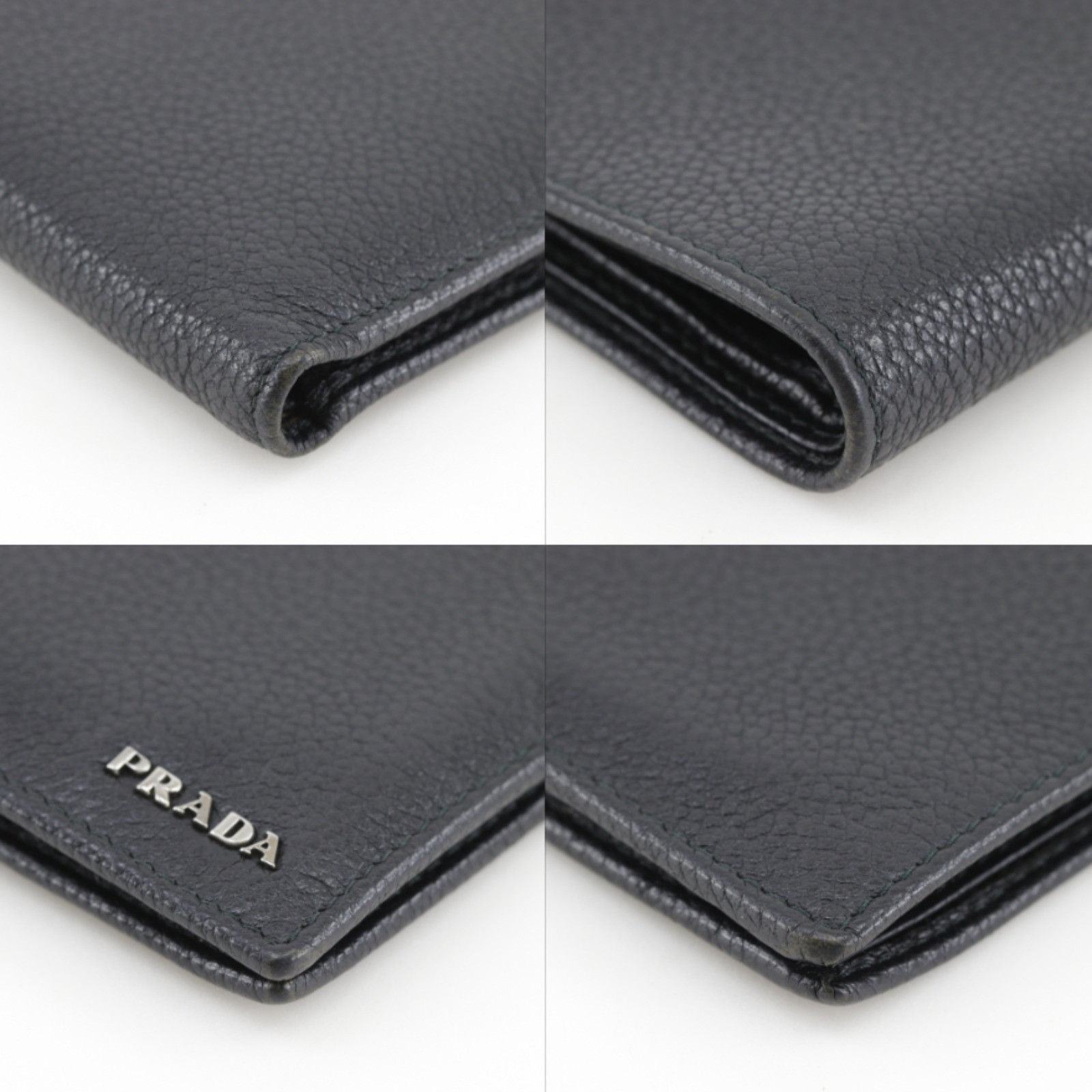 Prada Prada Prada Leather Bifold Wallet Leather Short Wallet 2MO513 DUTY FREE for USA Size ONE SIZE - 4 Thumbnail
