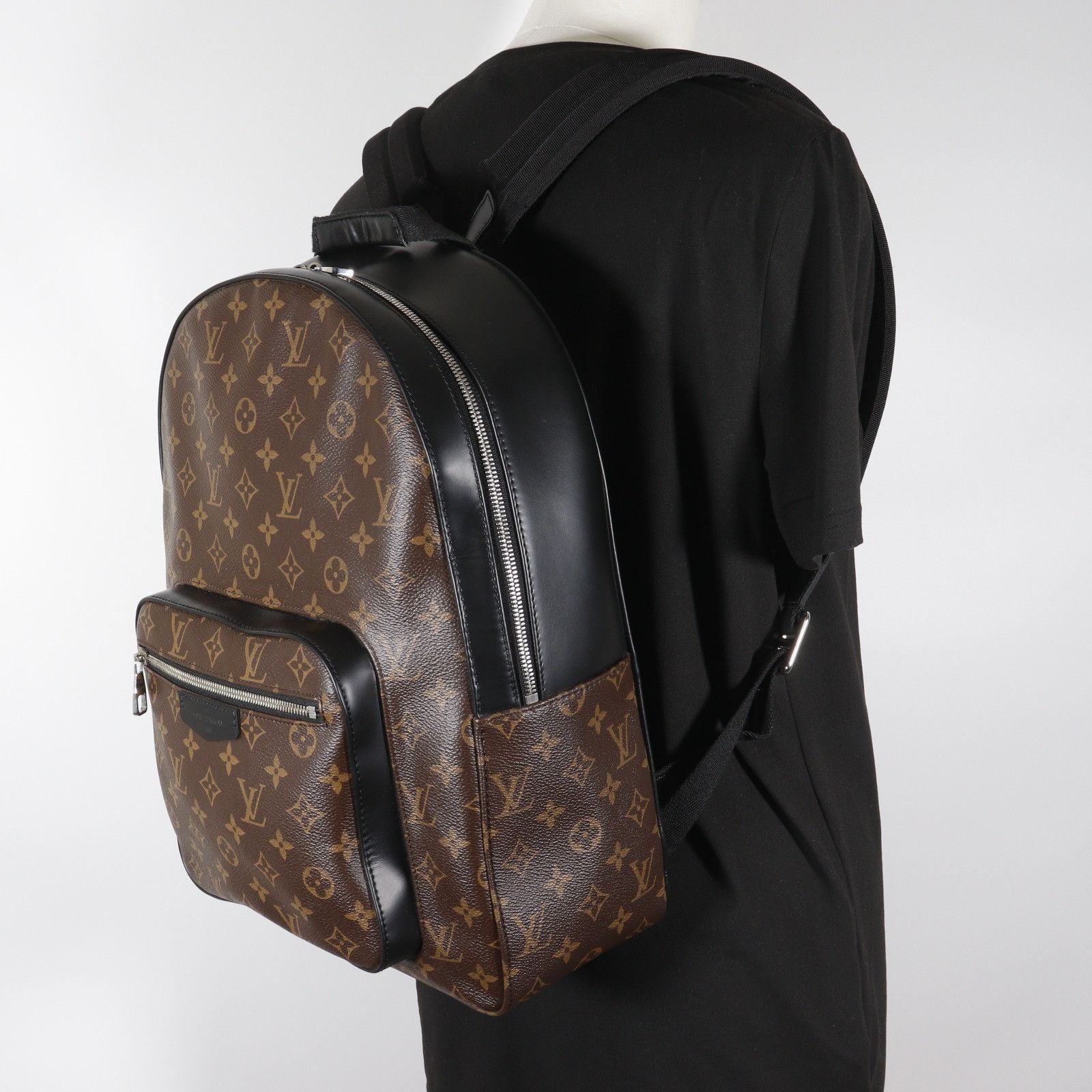 Louis Vuitton Louis Vuitton Louis Vuitton Josh Monogram Macassar backpack Textile Backpack M41530 DUTY FREE for USA Size ONE SIZE - 16 Thumbnail