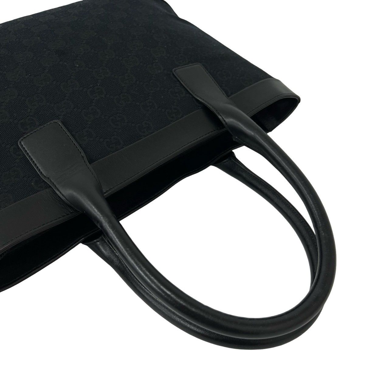 Gucci Gucci Gucci GG Canvas Leather Handbag Textile Tote Bag DUTY FREE for USA Size ONE SIZE - 5 Thumbnail