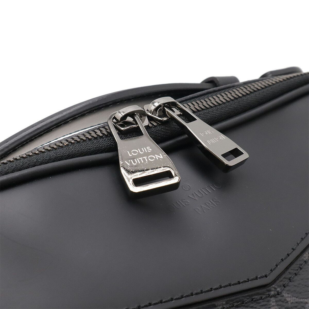 Louis Vuitton Louis Vuitton Louis Vuitton Monogram Eclipse Waist Bag Textile Belt Bag M42906 DUTY FREE for USA Size ONE SIZE - 4 Thumbnail