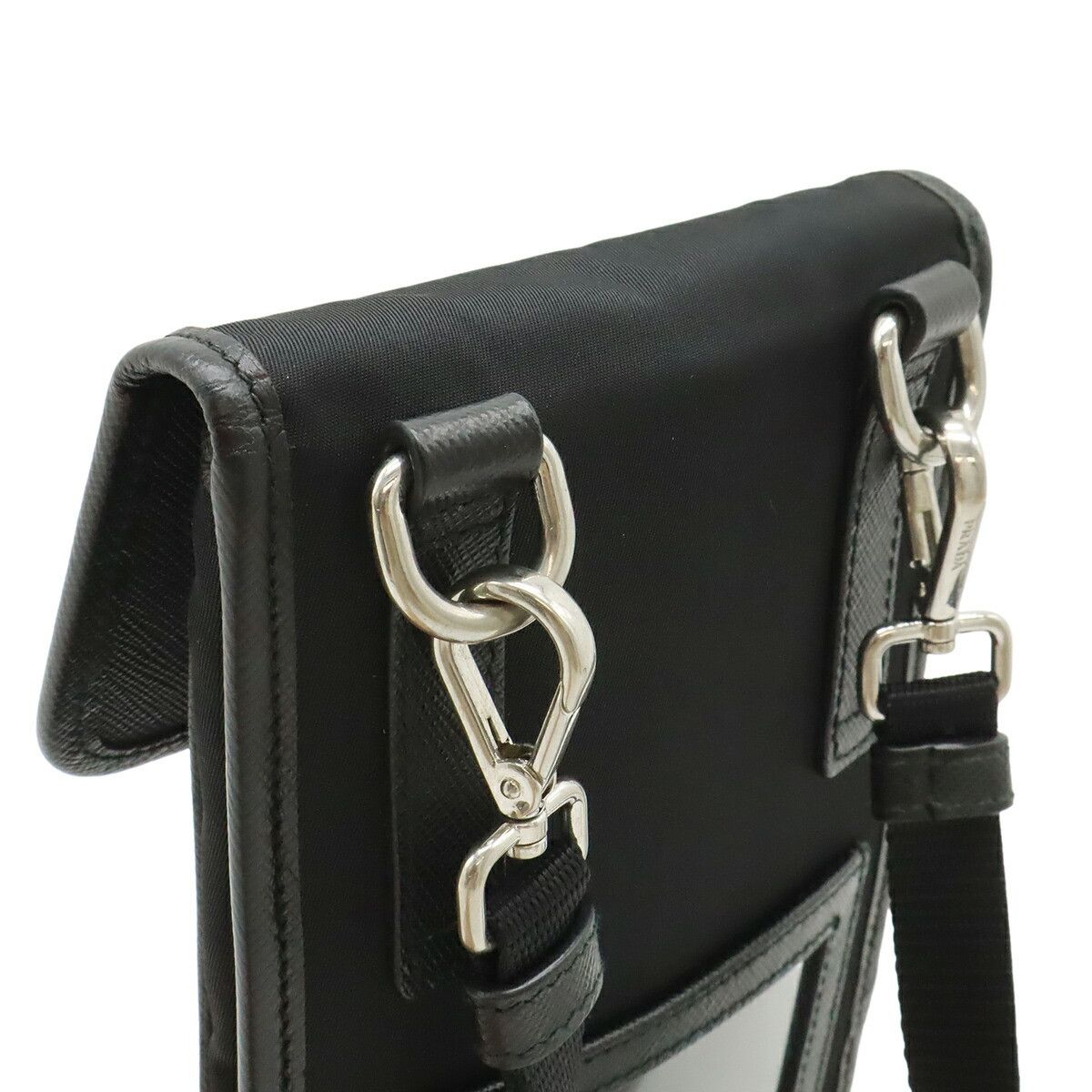 Prada Prada Prada Nylon Smartphone Shoulder Bag Textile Phonecase 2ZH109 DUTY FREE for USA Size ONE SIZE - 4 Thumbnail