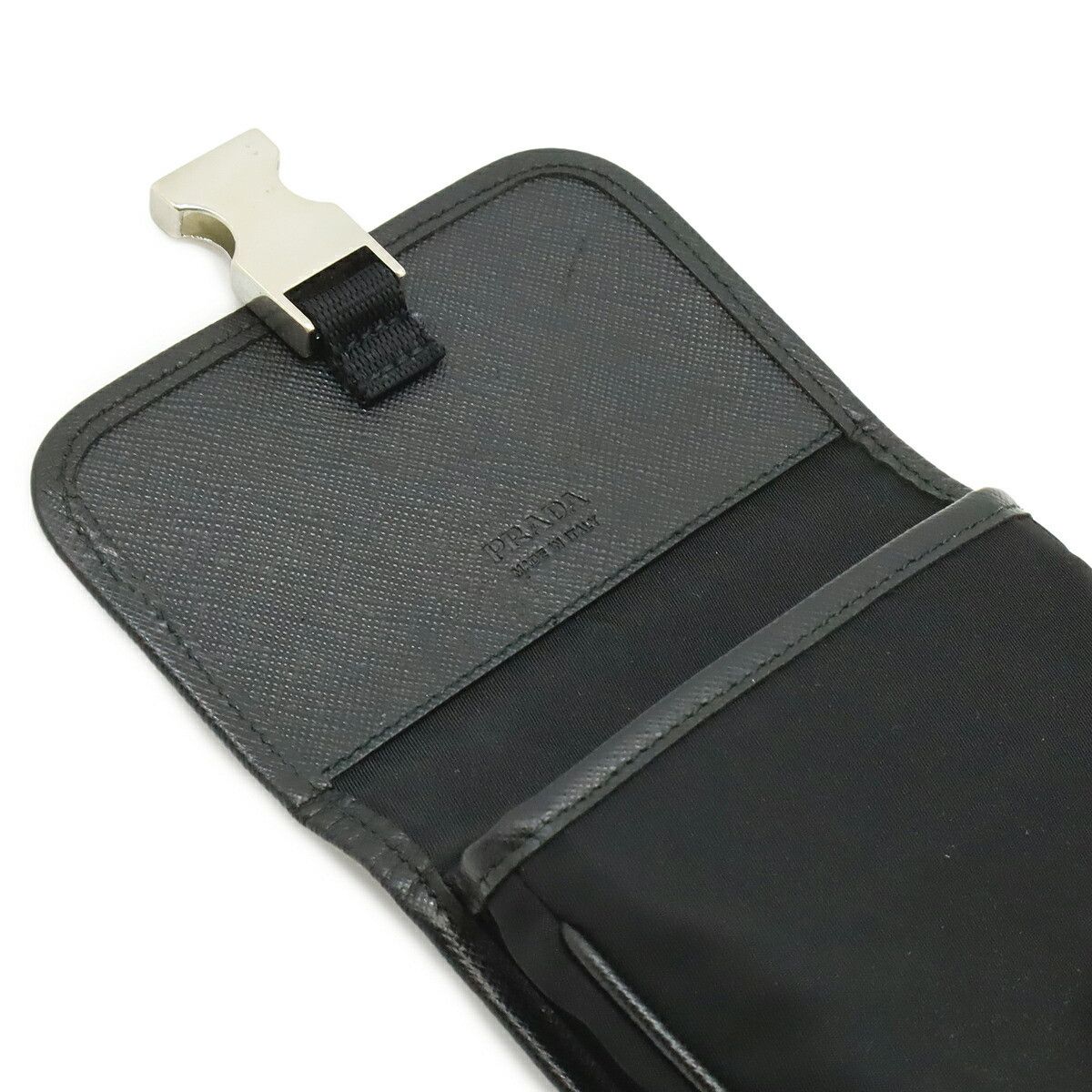 Prada Prada Prada Nylon Smartphone Shoulder Bag Textile Phonecase 2ZH109 DUTY FREE for USA Size ONE SIZE - 7 Thumbnail