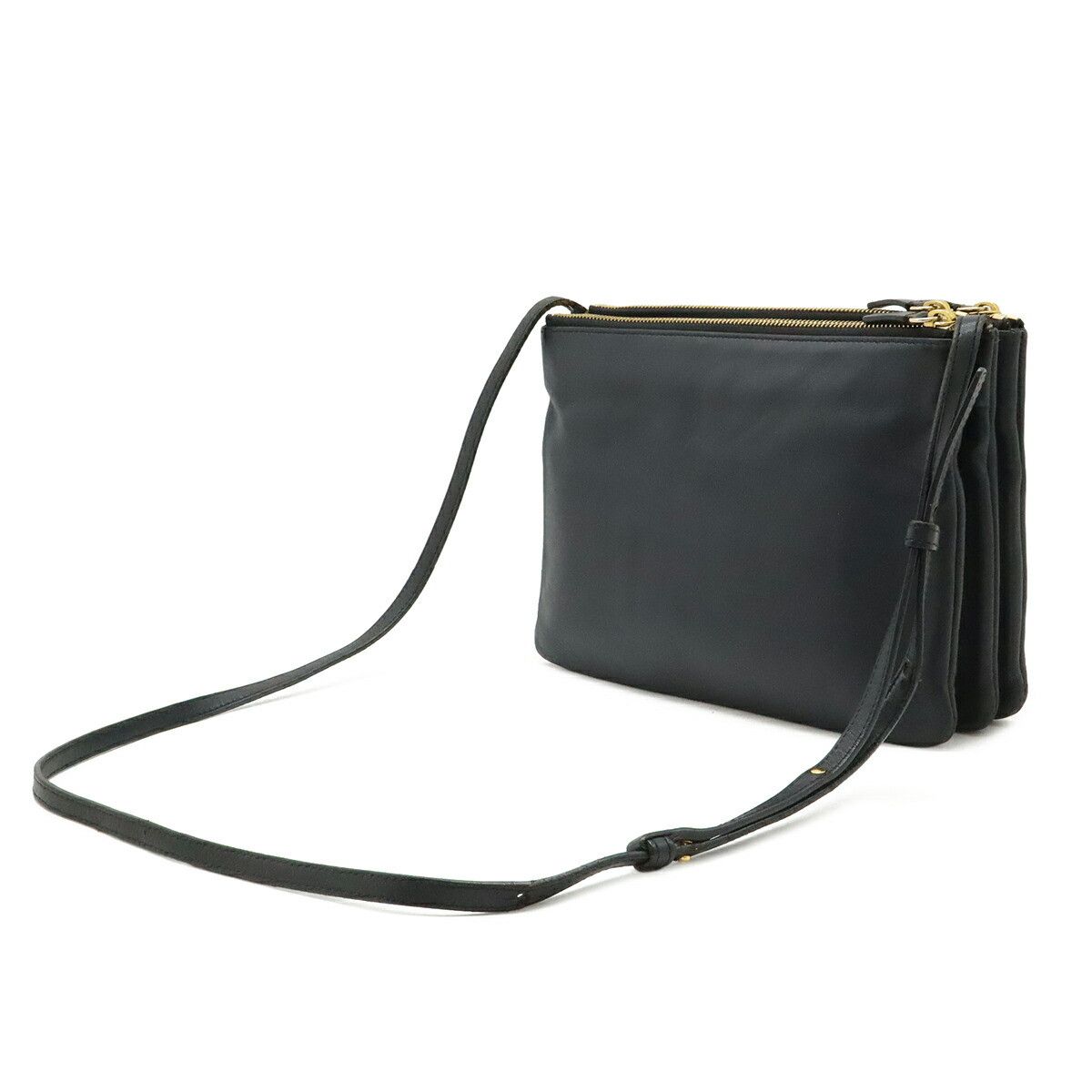 Celine Celine Celine Trio Leather Shoulder Bag Leather Shoulder Bag 171453 DUTY FREE for USA Size ONE SIZE - 2 Thumbnail