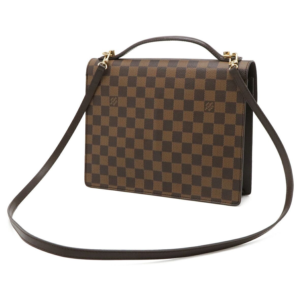 Louis Vuitton Louis Vuitton Louis Vuitton Monceau Damier 2way bag Textile Shoulder Bag N48088 DUTY FREE for USA Size ONE SIZE - 2 Thumbnail
