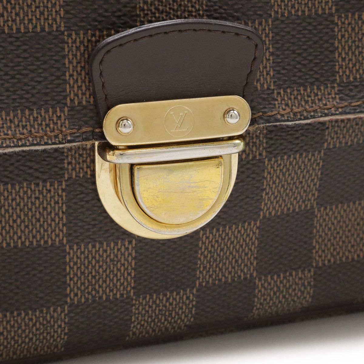 Louis Vuitton Louis Vuitton Louis Vuitton Ravello GM Damier Shoulder Bag Textile Shoulder Bag N60006 DUTY FREE for USA Size ONE SIZE - 4 Thumbnail